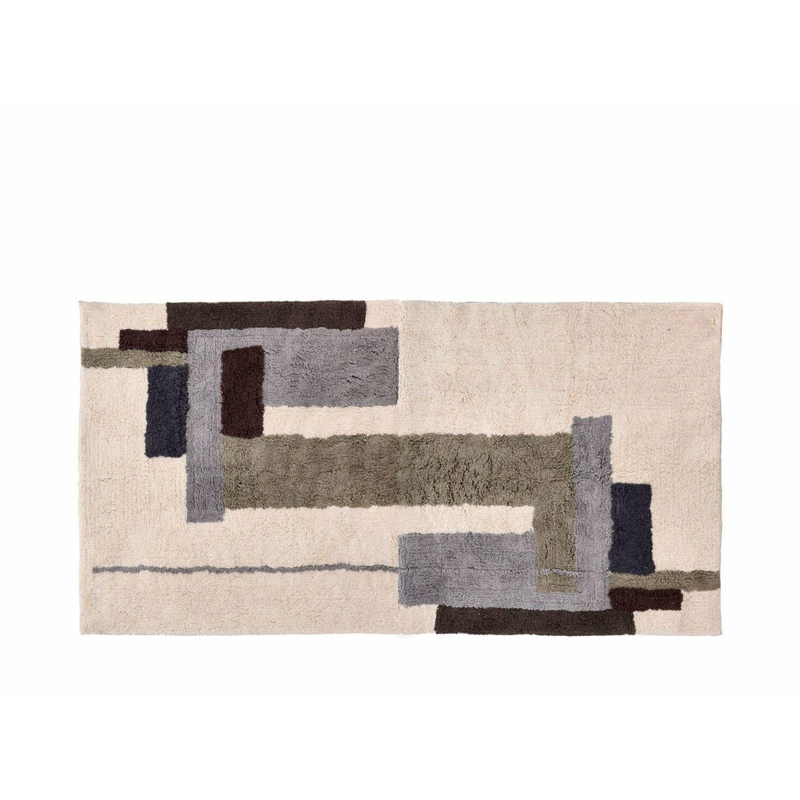 Villa Collection Carpet 200x300 Cm, Grey/Offwhite