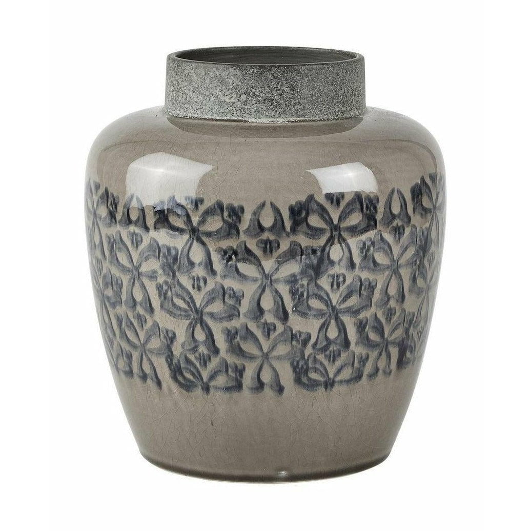 Villa Collection Vase Ø 19 cm, Gray