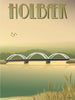 Vissevasse Holbæk Munkholm Bridge Poster, 50x70 Cm