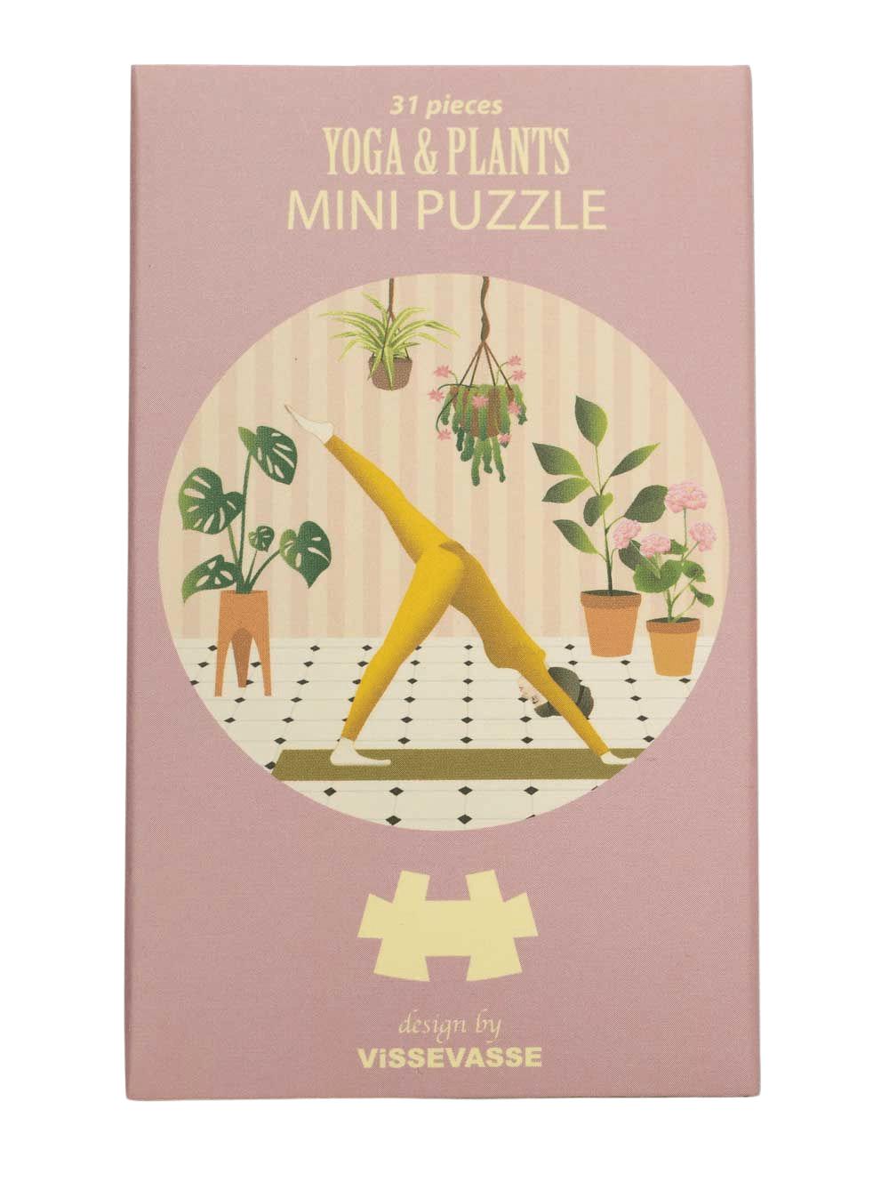 Vissevasse Mini puzzle de yoga et de plantes
