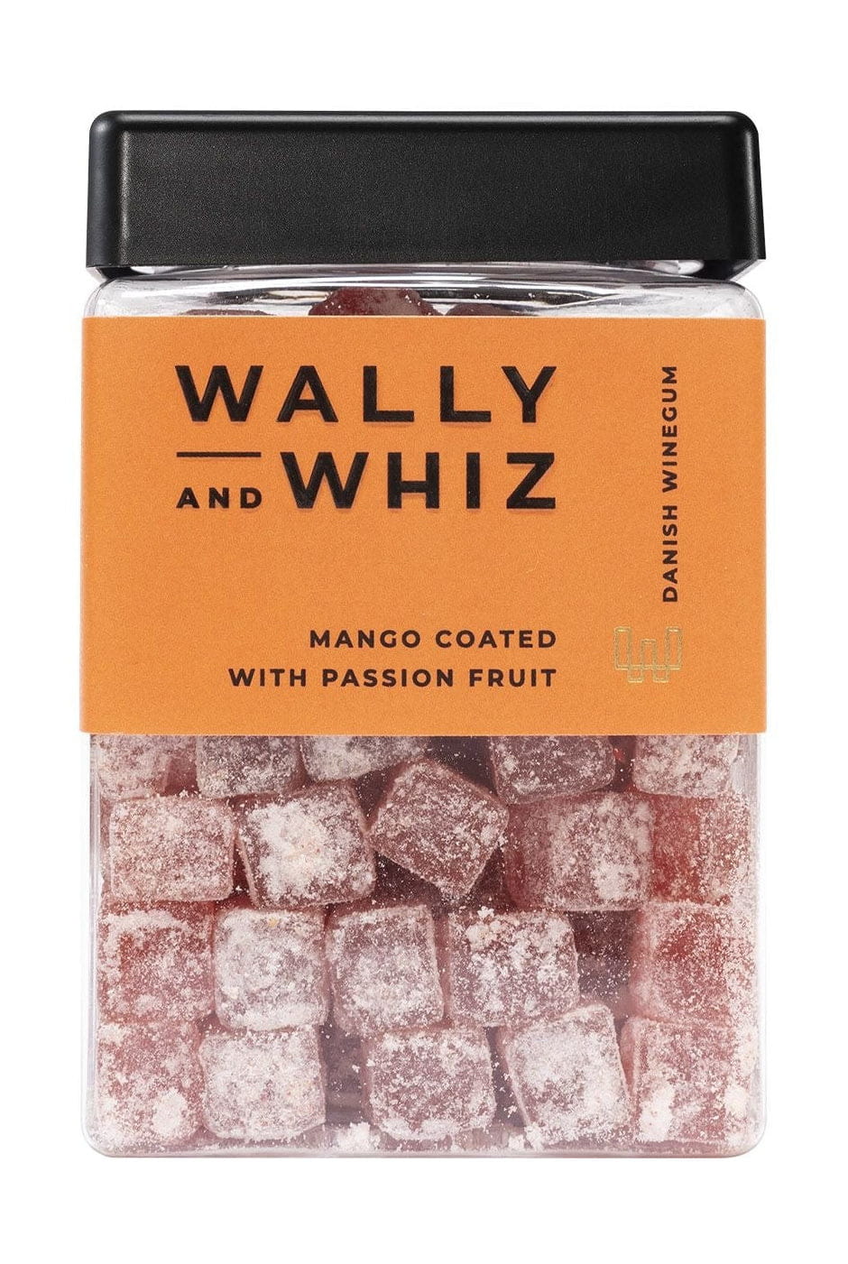 Wally og Whiz Wine Gum Cube, Mango Fruit Gum með Passion Fruit, 240G