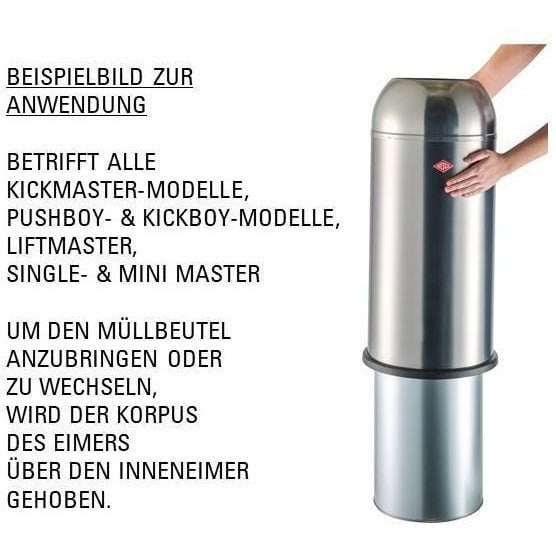Wesco Kickmeister 33 Liter, Edelstahl