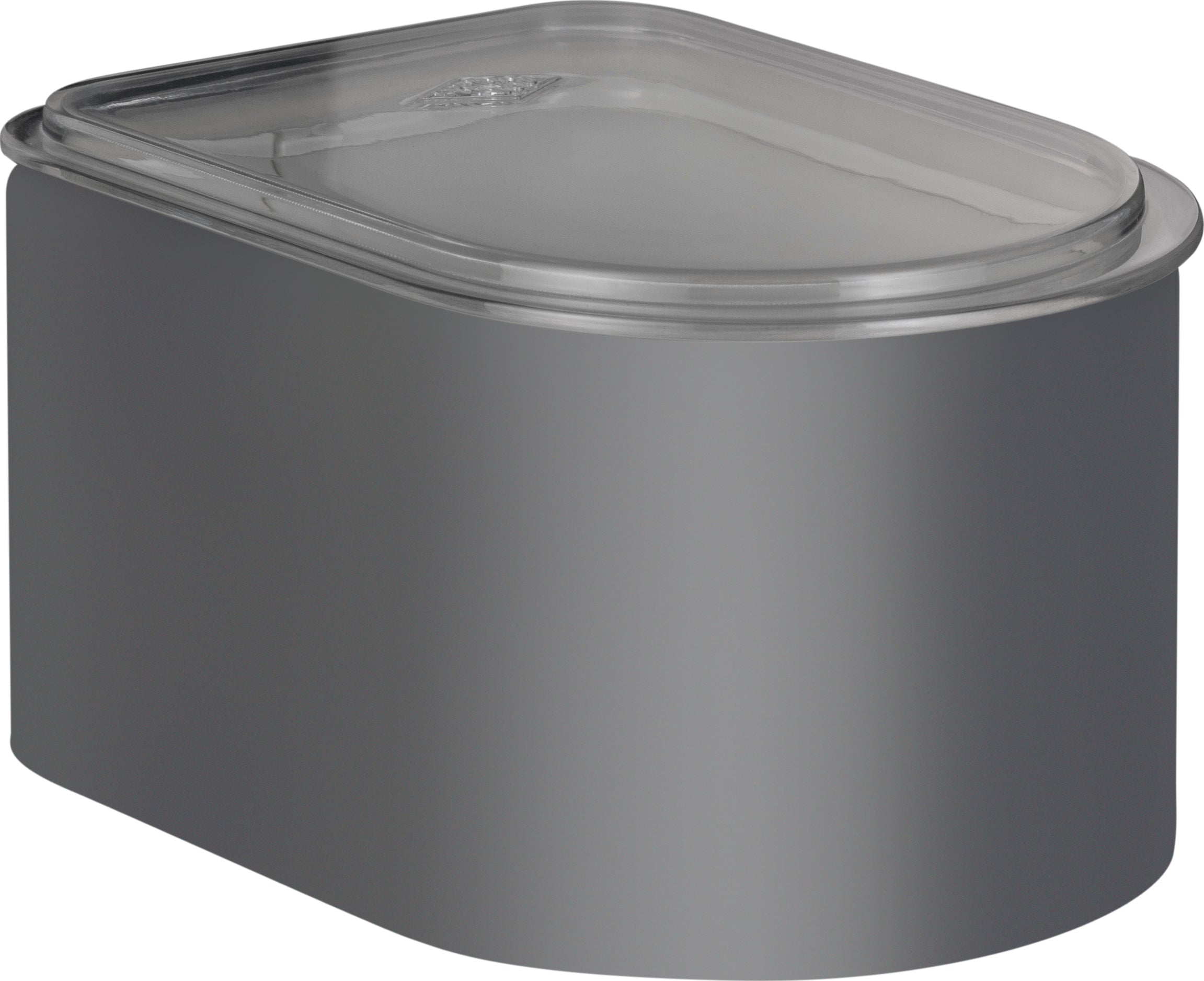 Wesco Canister 1 Litre With Acrylic Lid, Cool Grey Matt