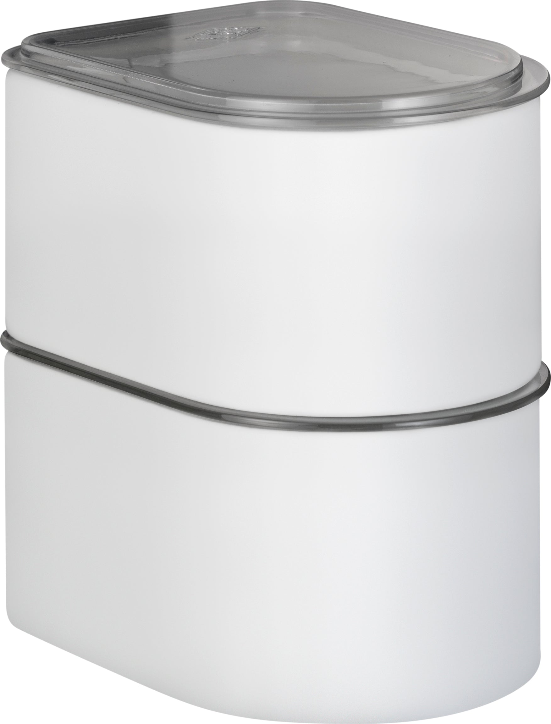 Wesco Canister 1 litro con tapa acrílica, Graphite Matt