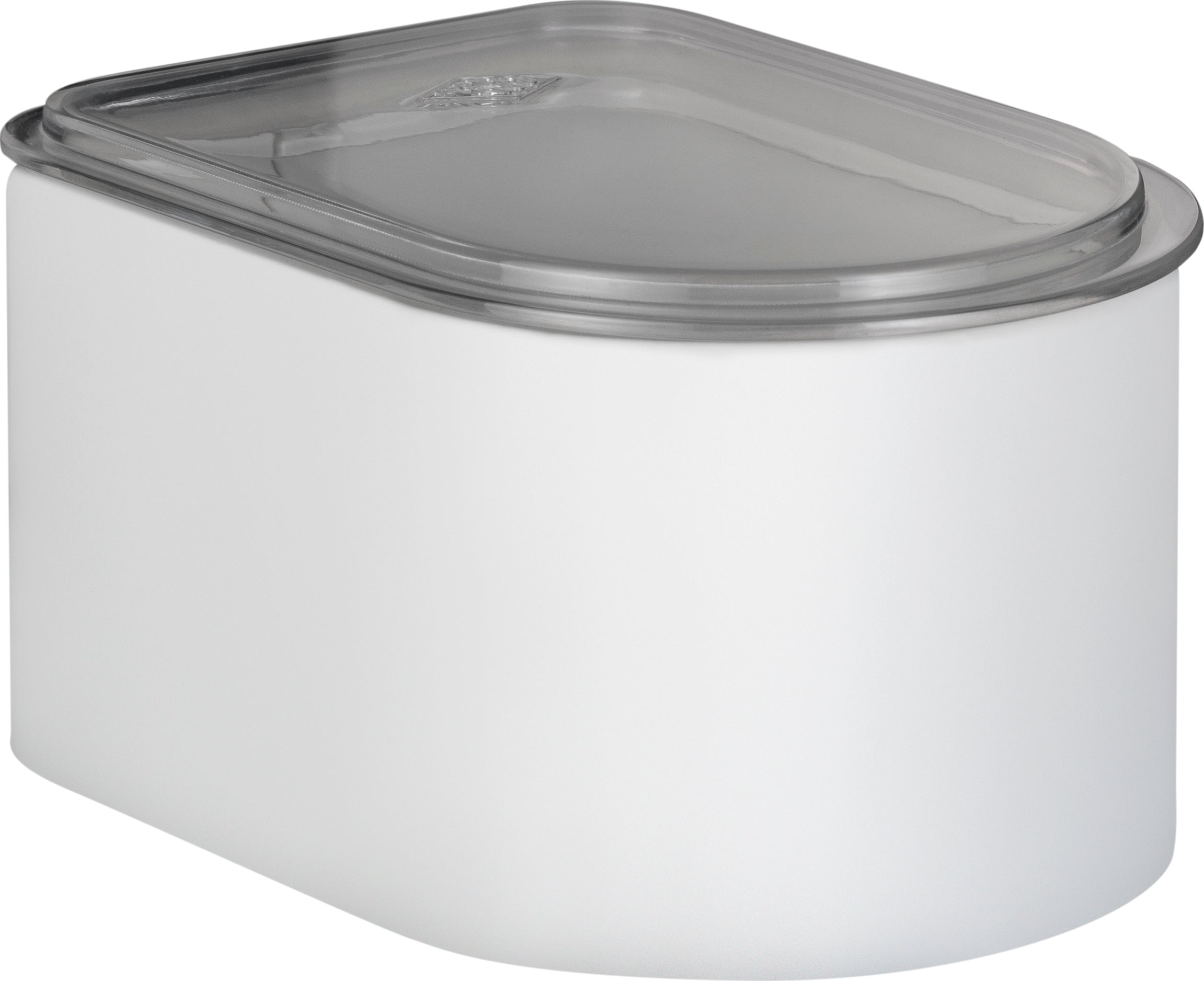 Wesco Canister 1 Litre With Acrylic Lid, White Matt