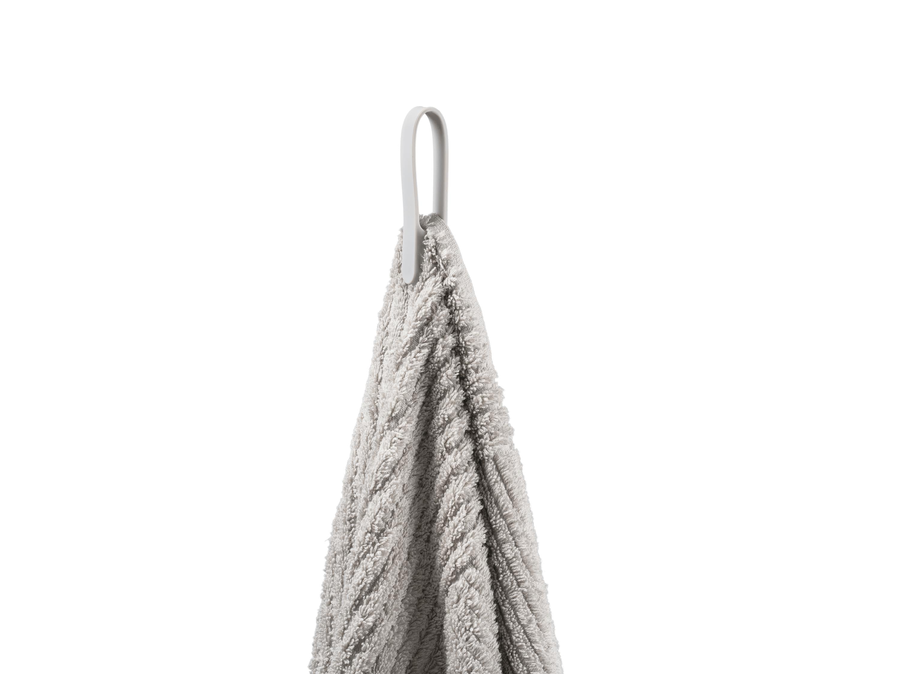 区域丹麦毛巾导轨9厘米2个，柔软的灰色