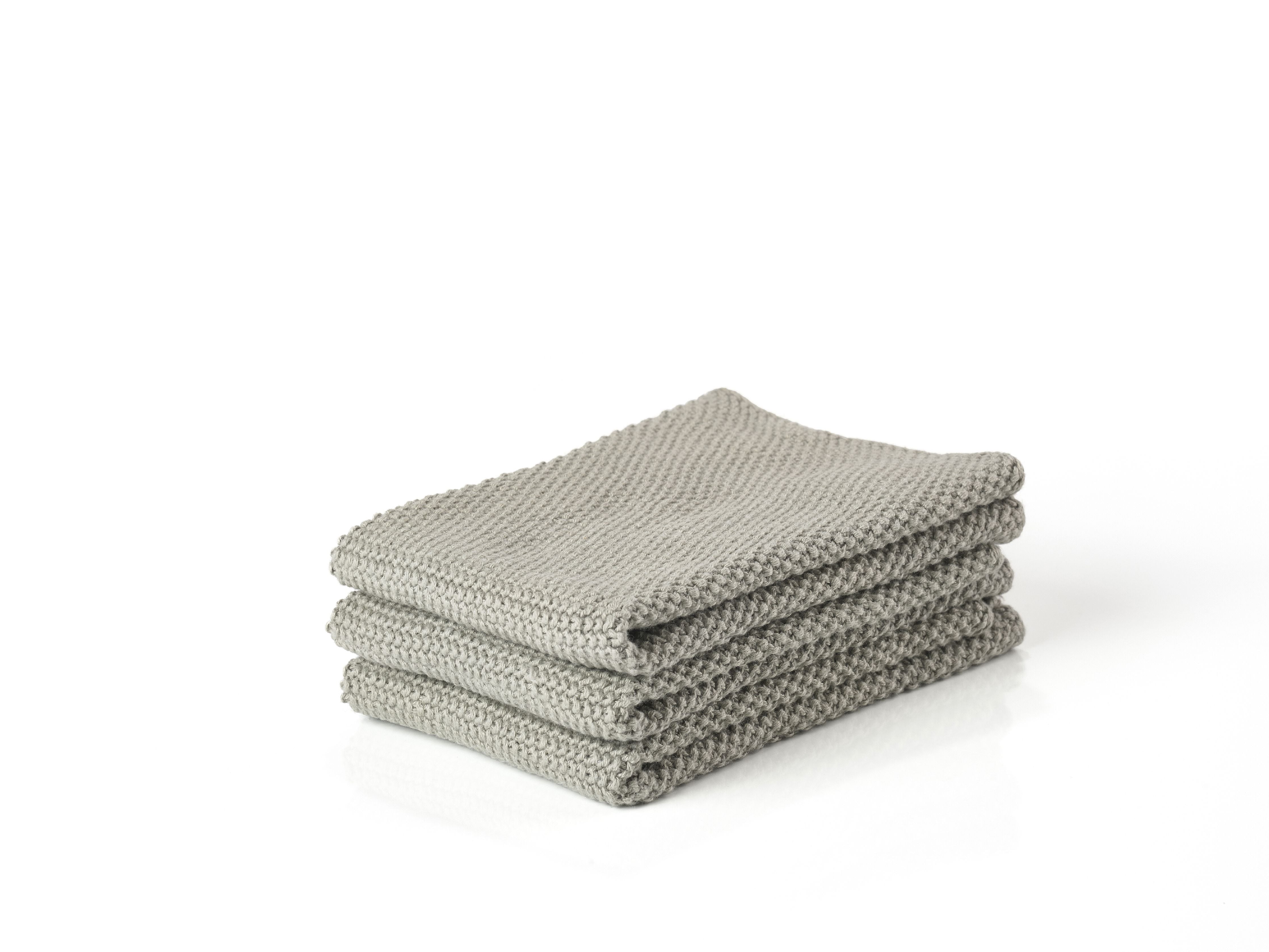 Zone Danmark Cleaning Cloth Set Of 3, Mud