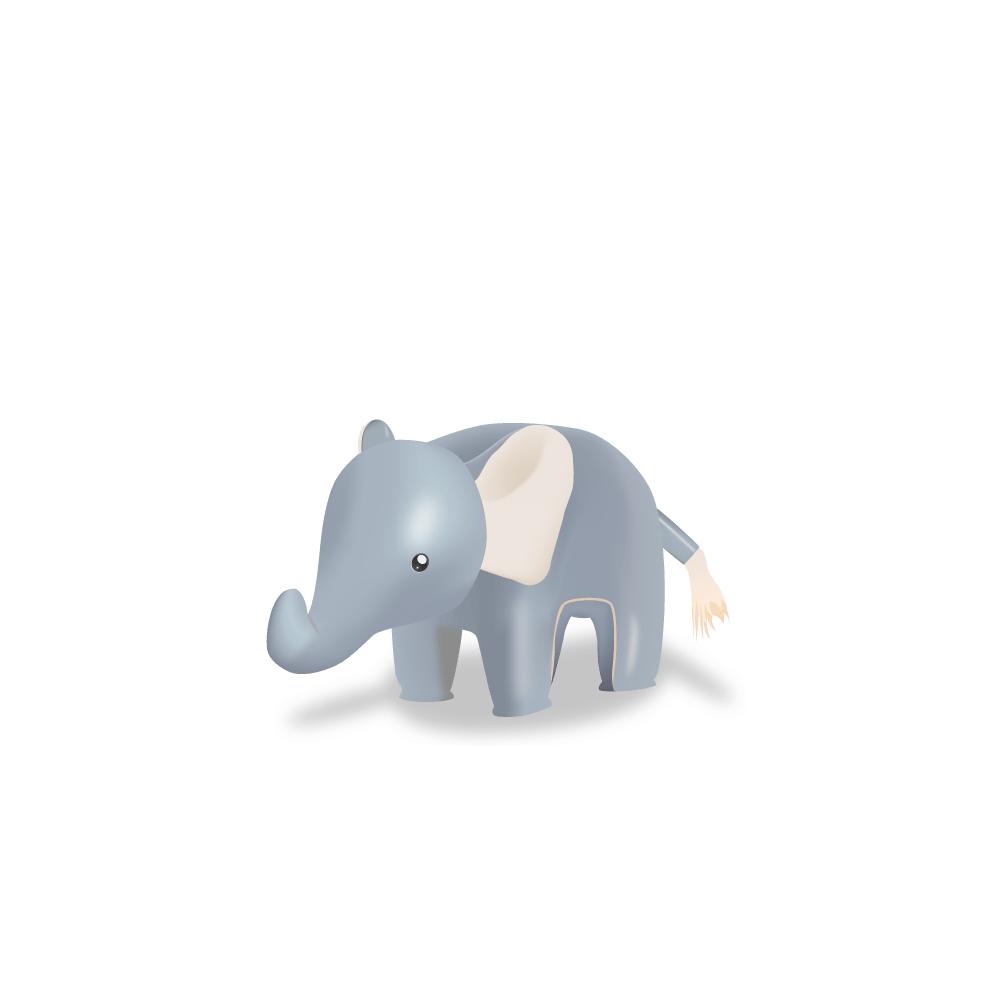 Züny baby elefante polvoriento azul