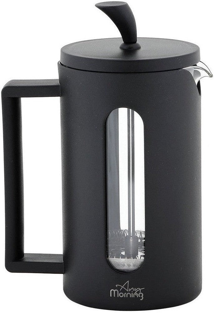 Enhver morgen FF002 French Press Kaffeemaschine Schwarz 600 ml