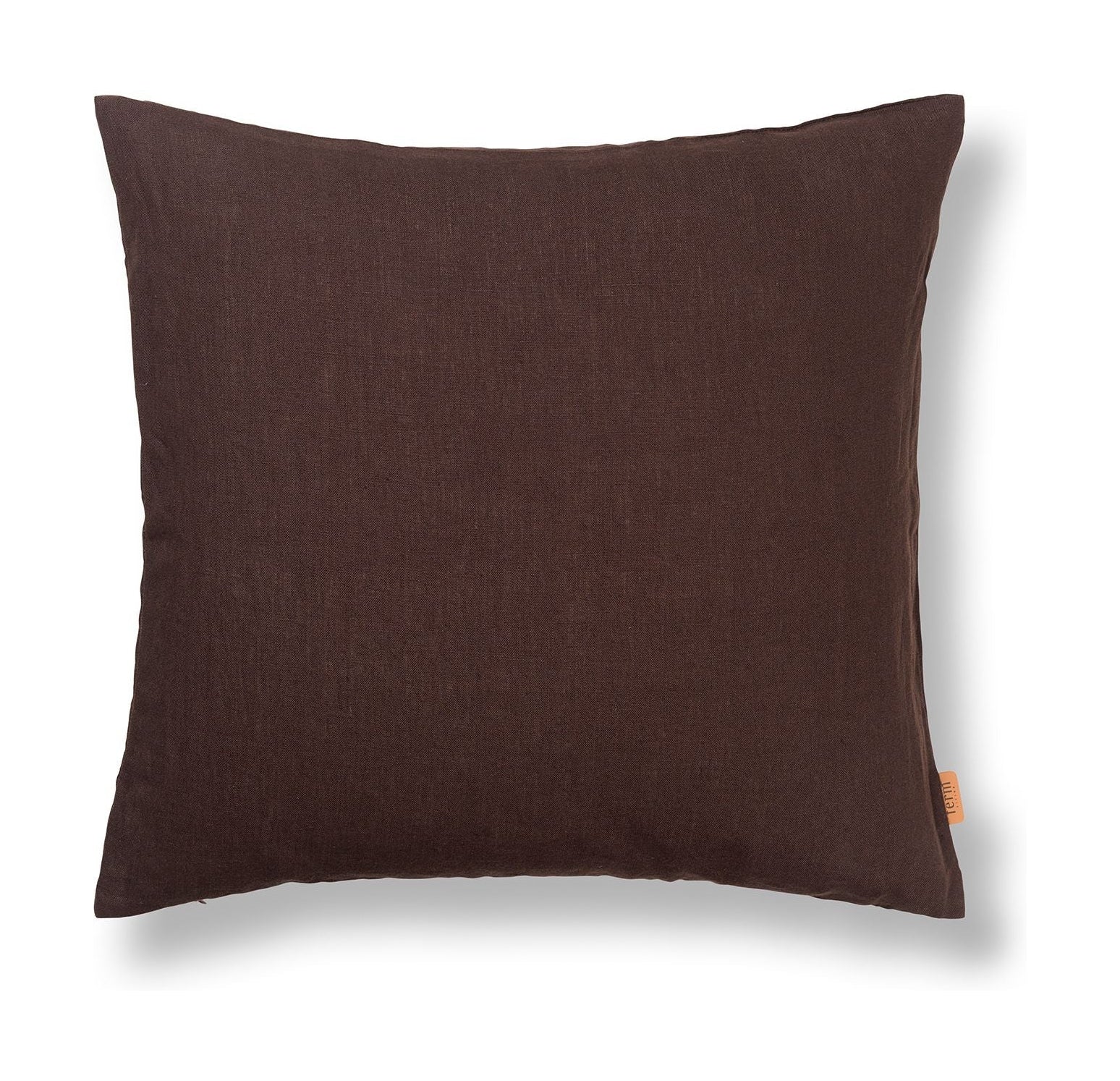 Ferm Living Linen Cushion Cover, Chocolate