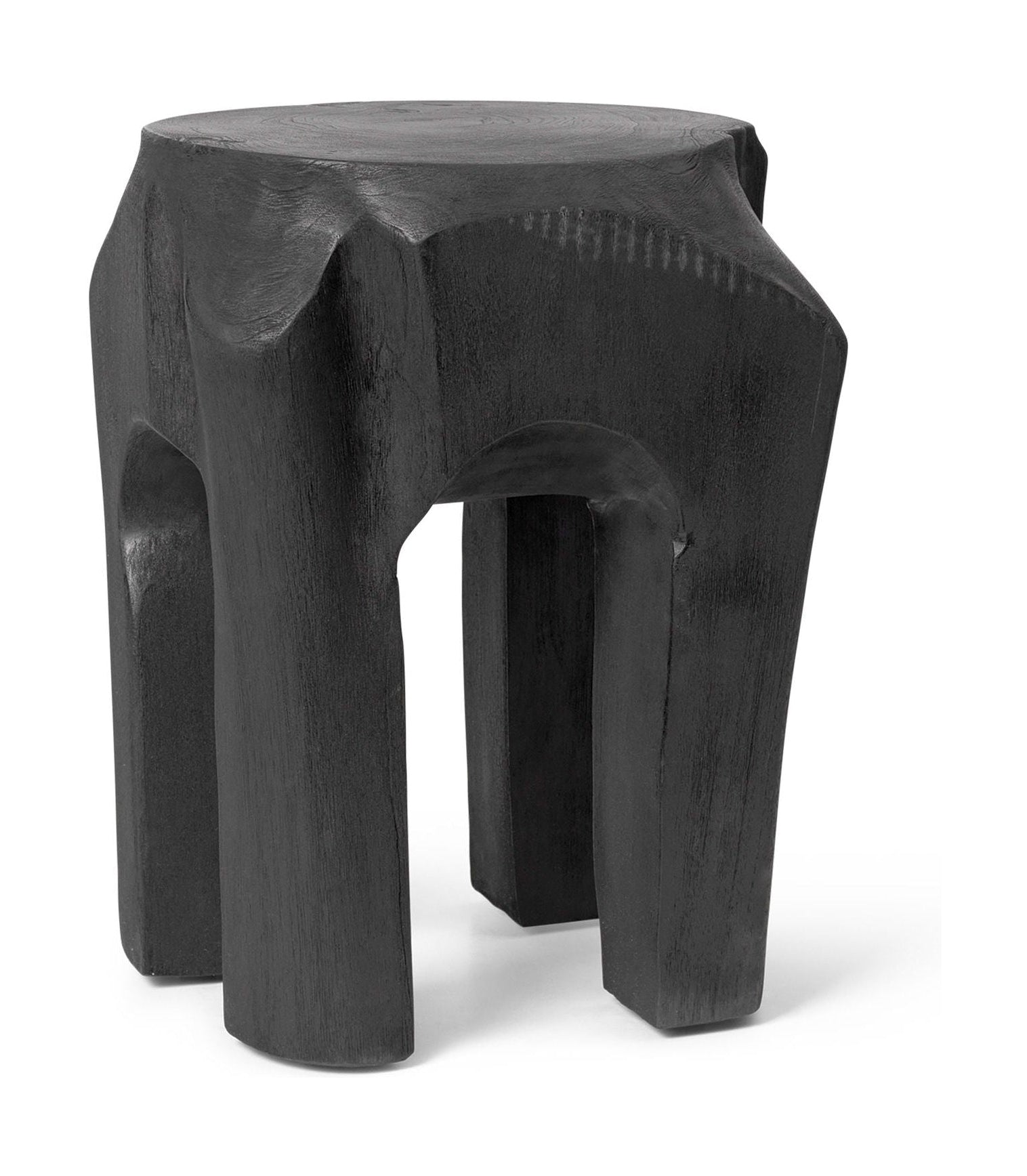 Ferm Living Root Stool, Black Stained