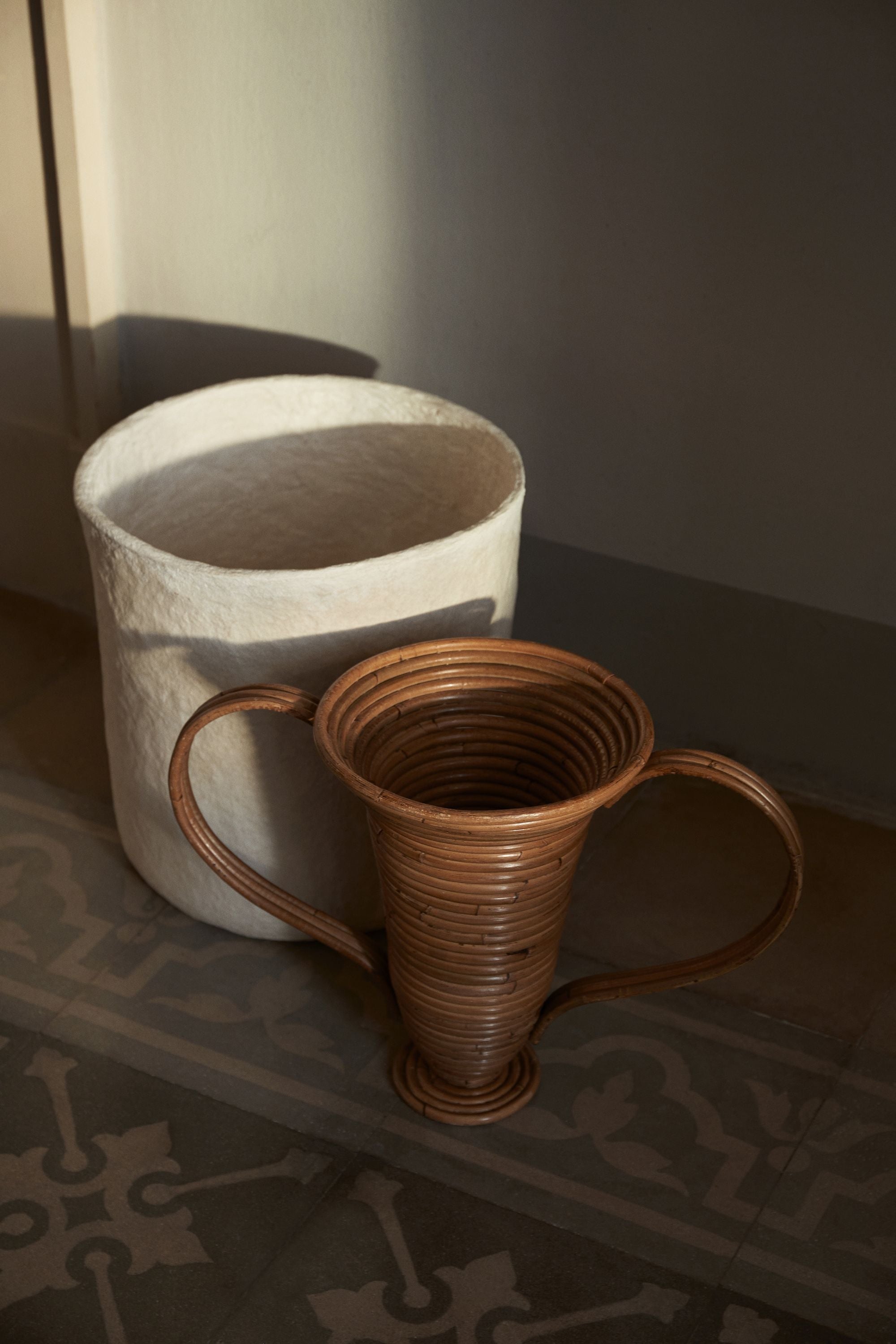 Ferm Living Amphora -Vase, kleine, natürliche Bunt