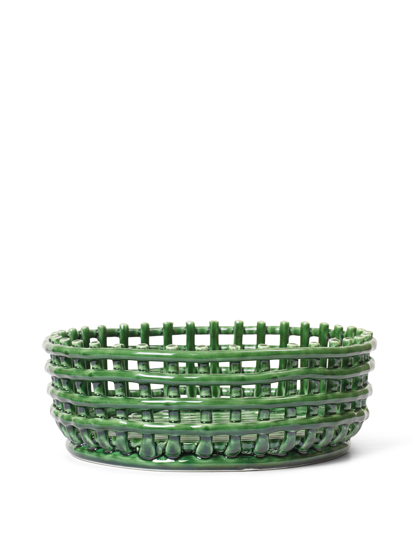 Ferm Living Ceramic Centerpiece Emerald Green