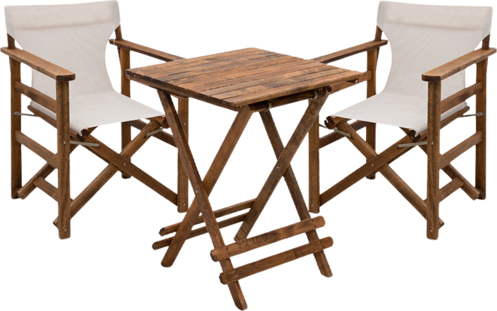 Tuin Dinerset hertogin houten tafel 60x60 cm