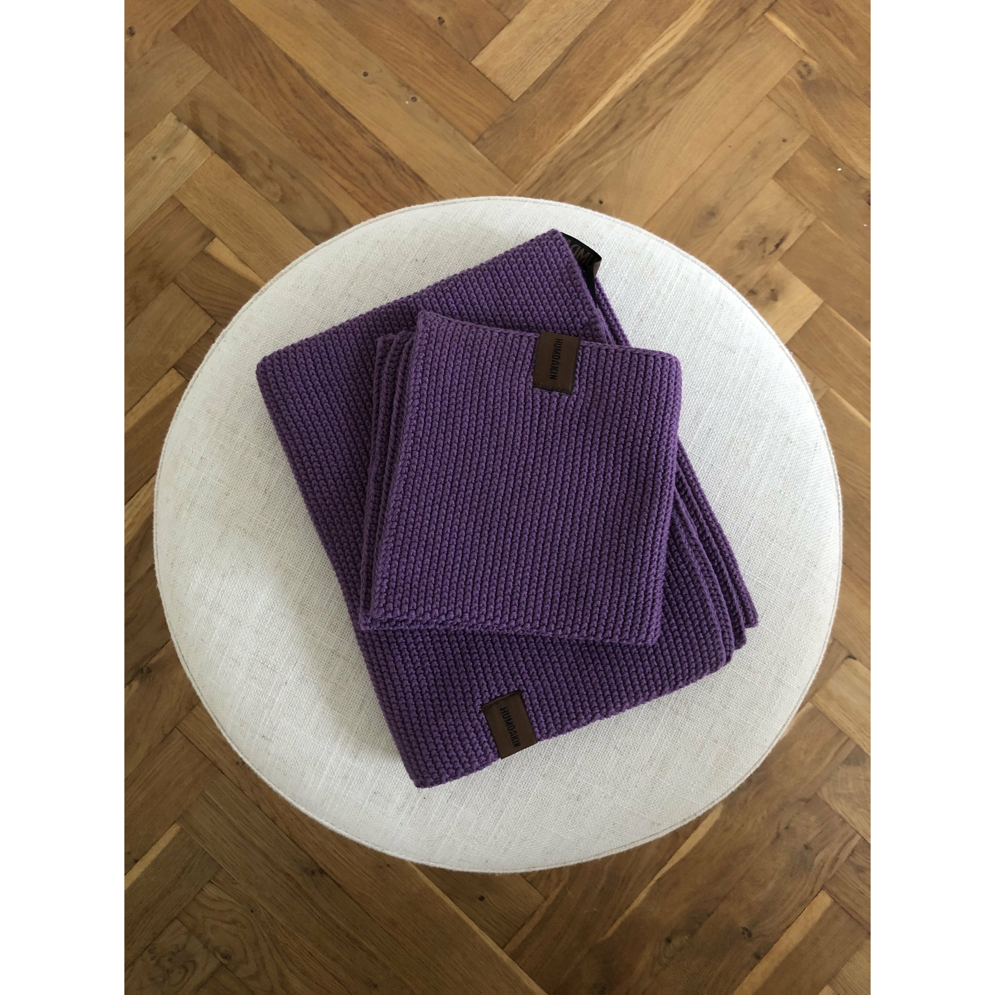 Humdakin Tenon de thé bio en tricoté, violet