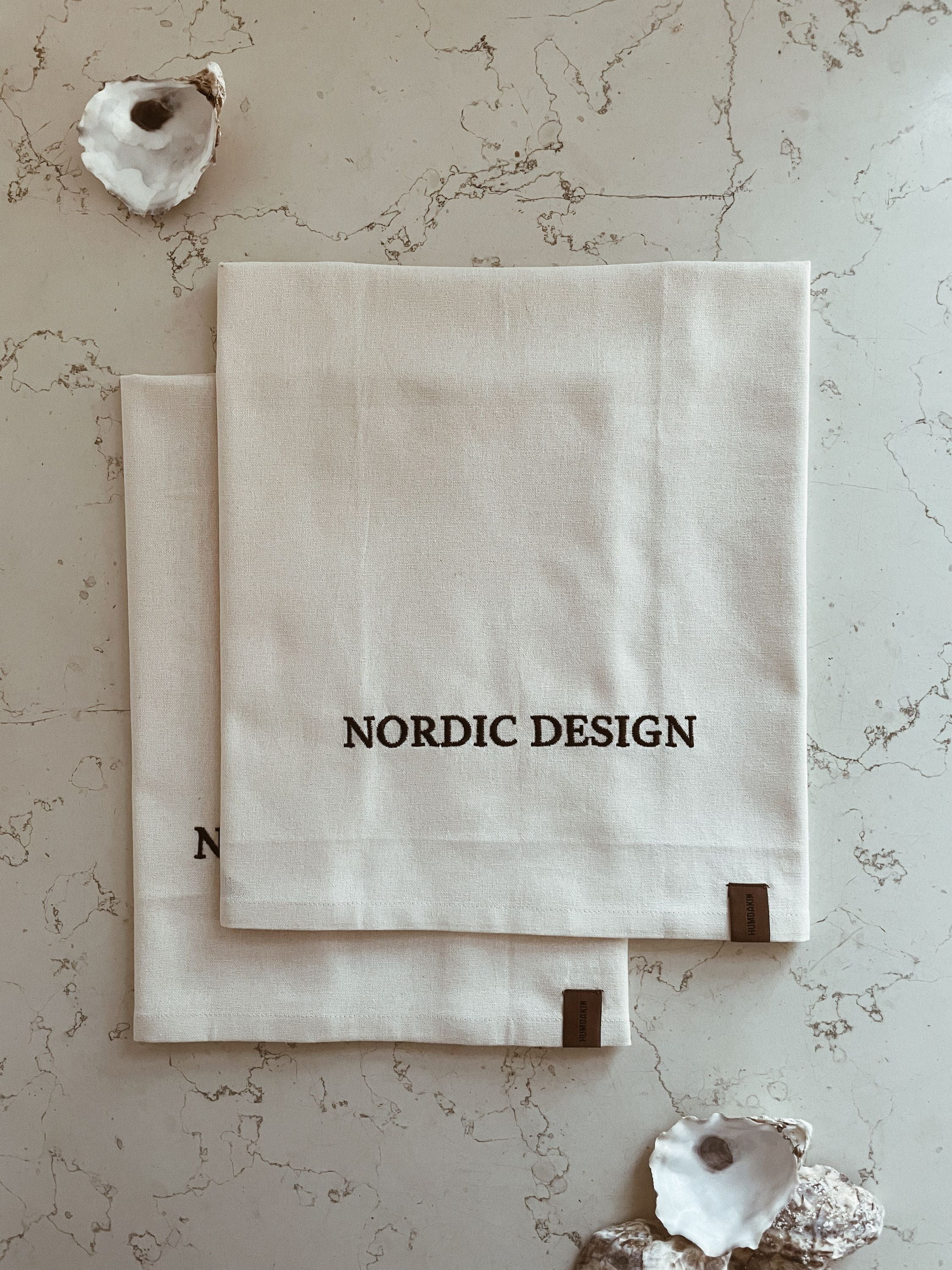 Humdakin Nordisk design av handduksuppsättning av 2, skal