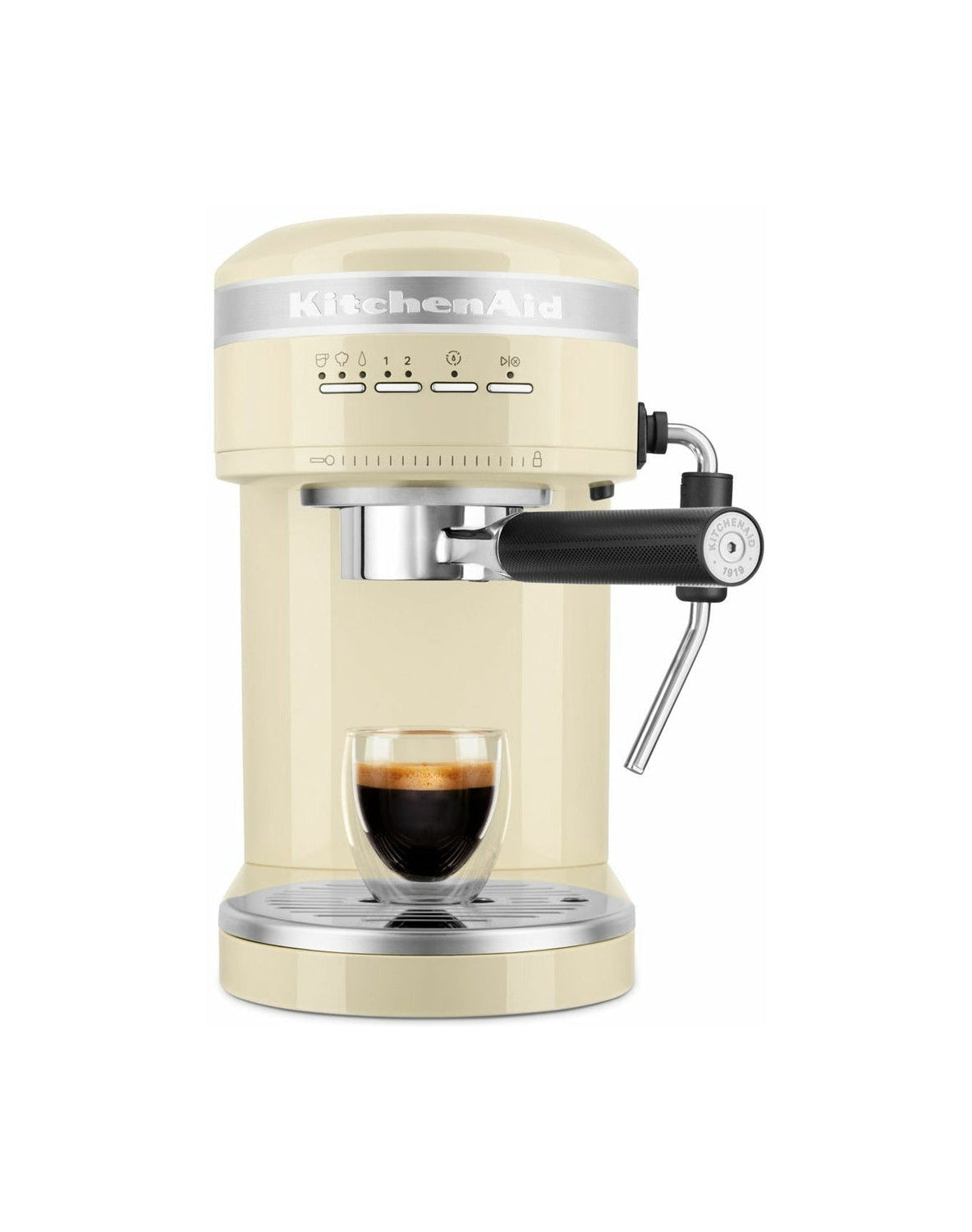 Keukenhulp 5 KES6503 Artisan semi -automatische espressomachine, crème