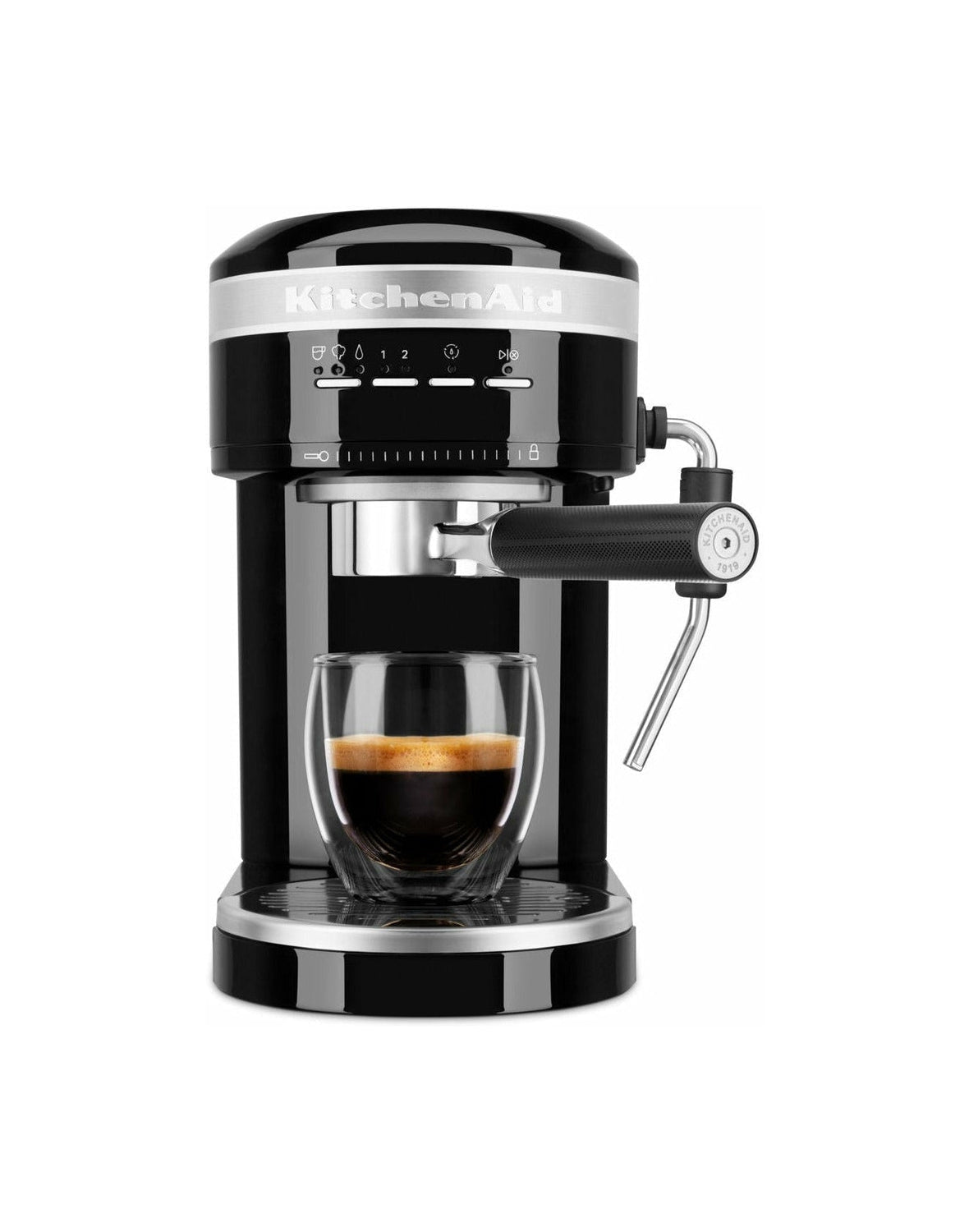 Keukenhulp 5 KES6503 Artisan semi -automatische espressomachine, onyx zwart