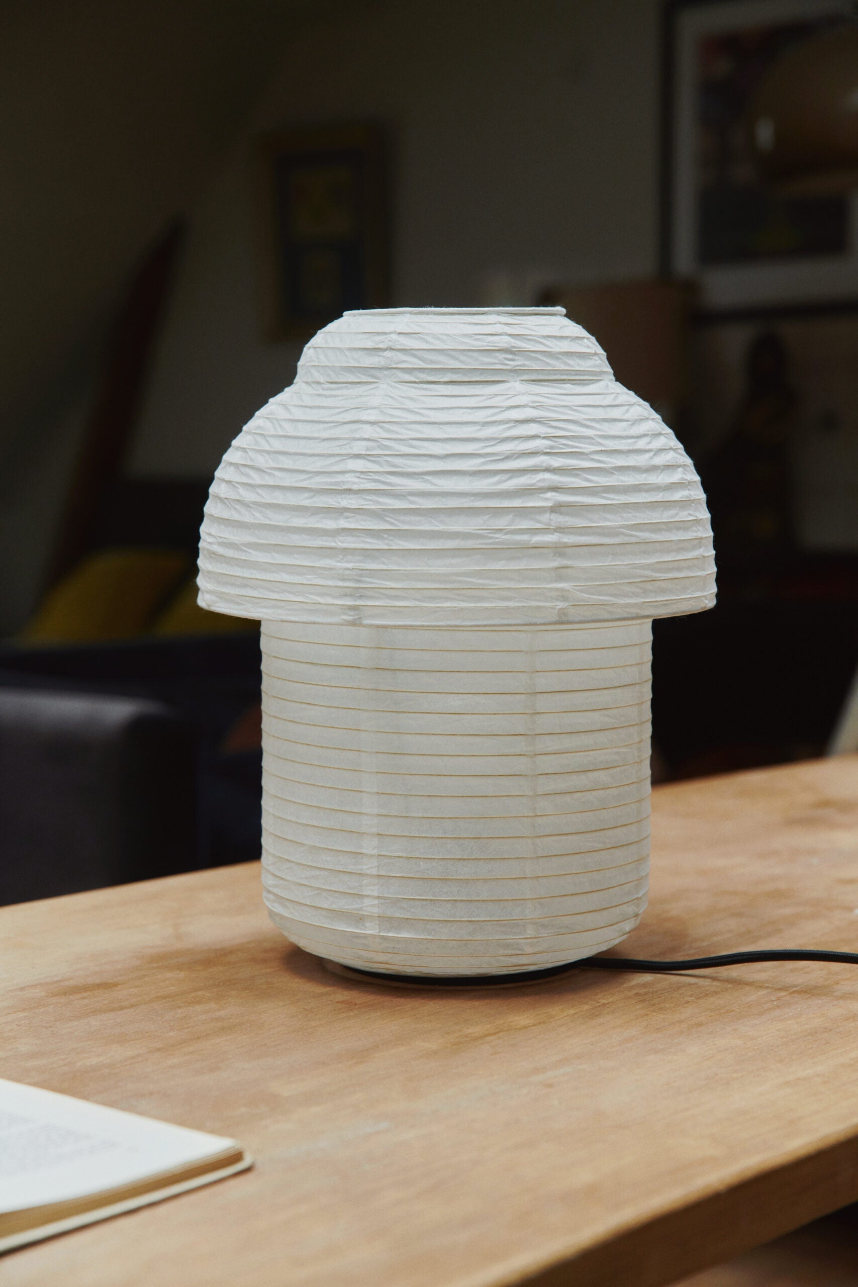 Made By Hand Papier Table Lamp Ø30 Dobbeltbord, hvid