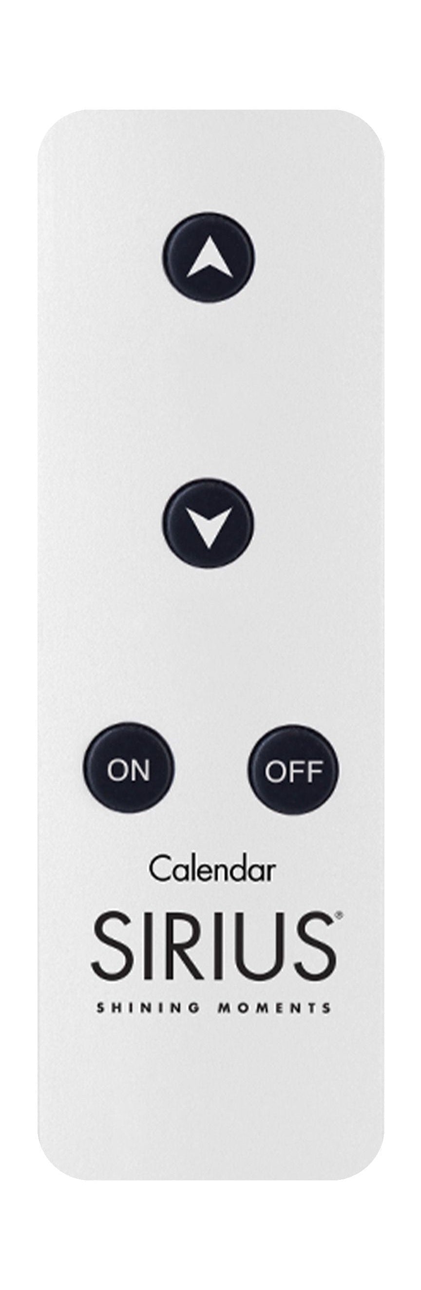 SIRIUS Remote Control Calendar Couchles incl. CR2032