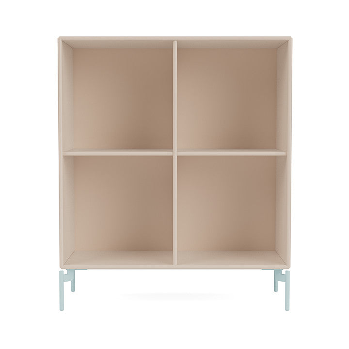 Montana Show Bookcase With Legs, Clay/Flint