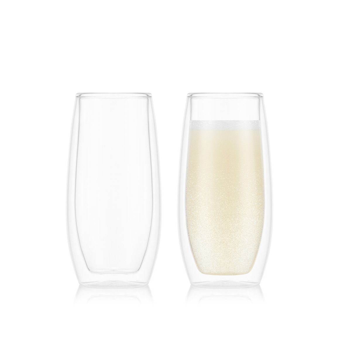 Bodum Skål Dubbelwandige glazen 2 stuks, Champagne 0.2 L