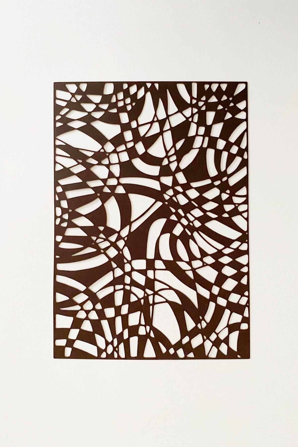 Studio About Papercut A5 Geometric Rectangle, Brown