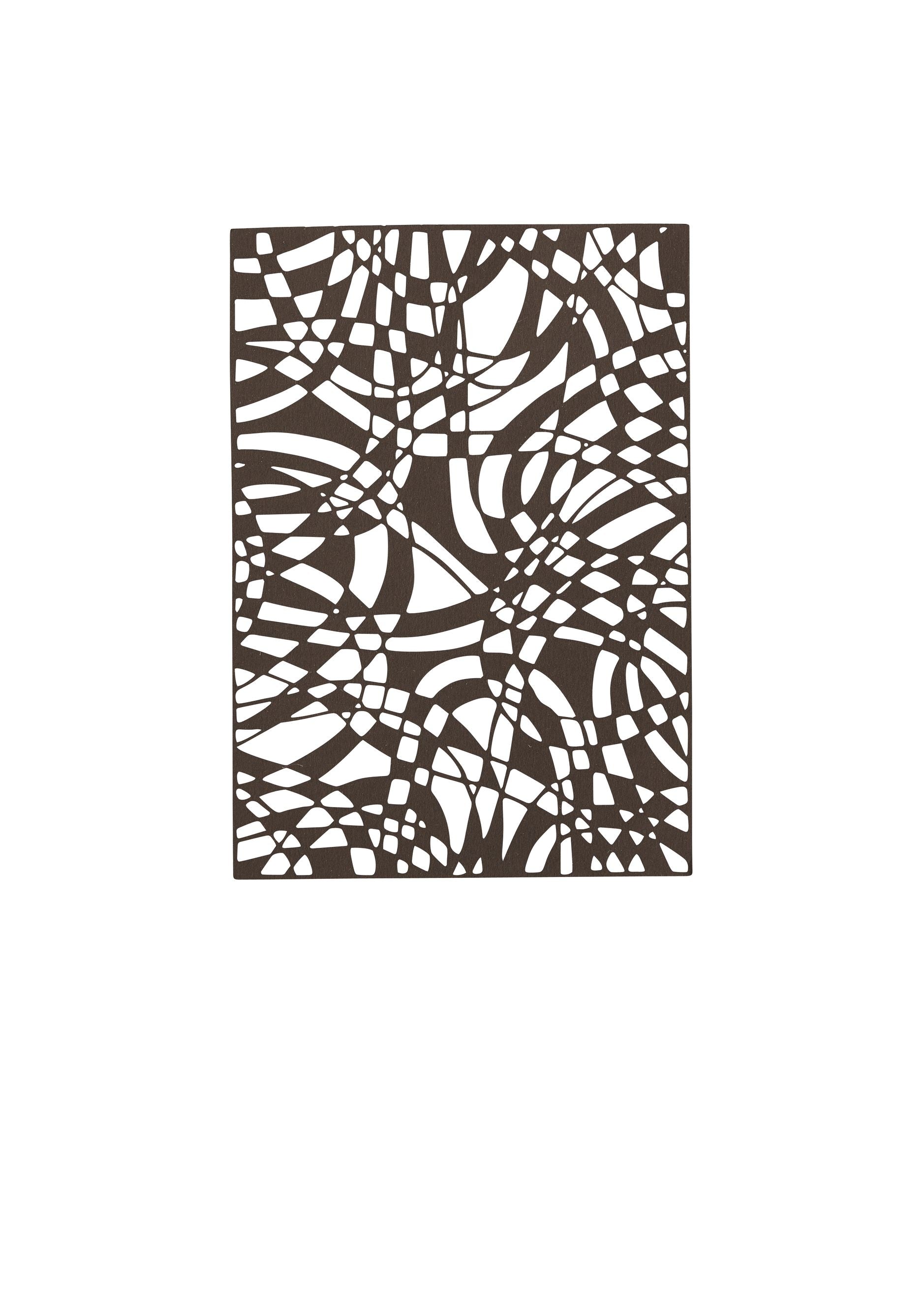 Studio om Papercut A5 Geometrisk rektangel, brun