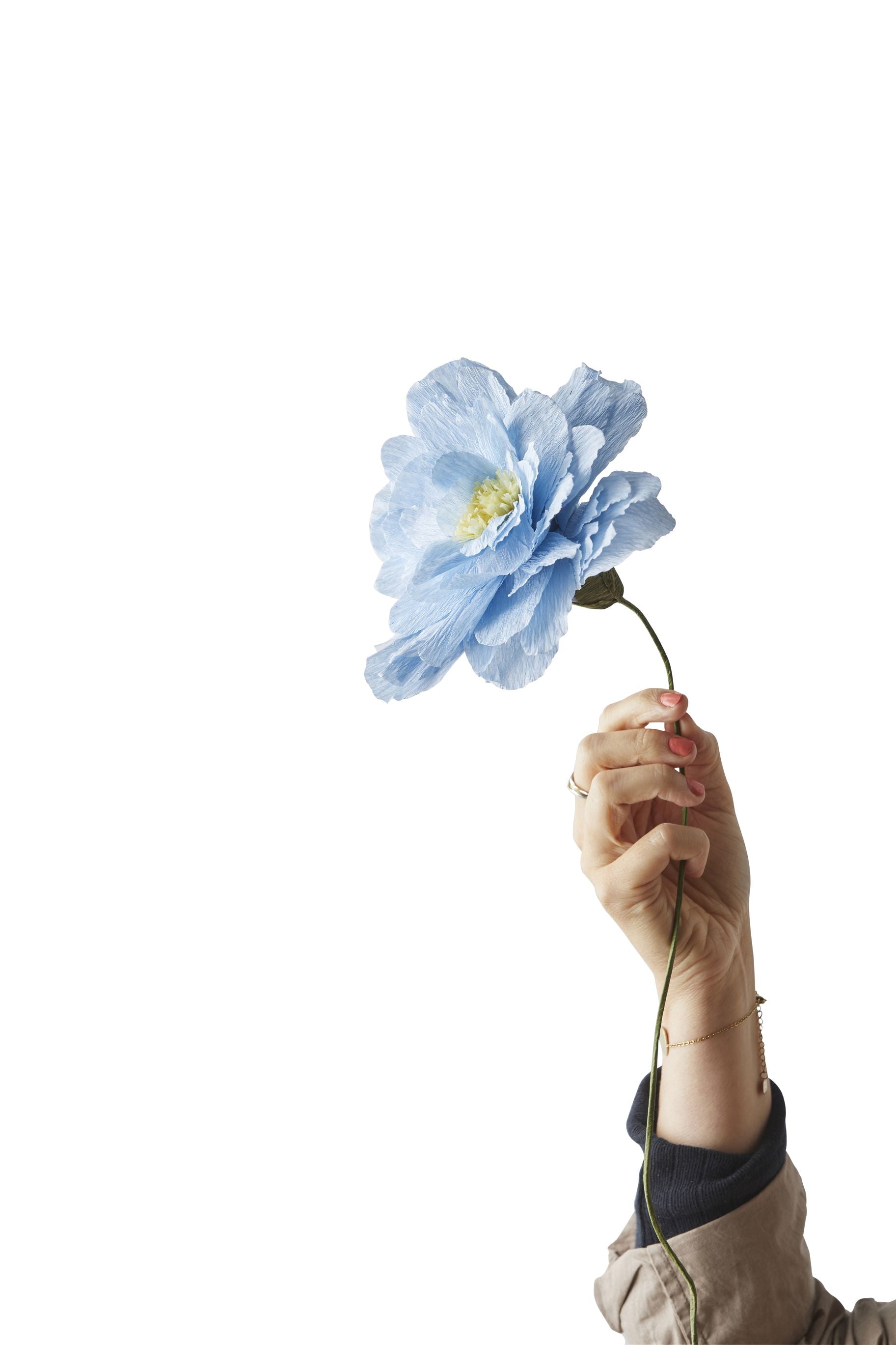 Studio About Paper Flower Grand Peony, Blue