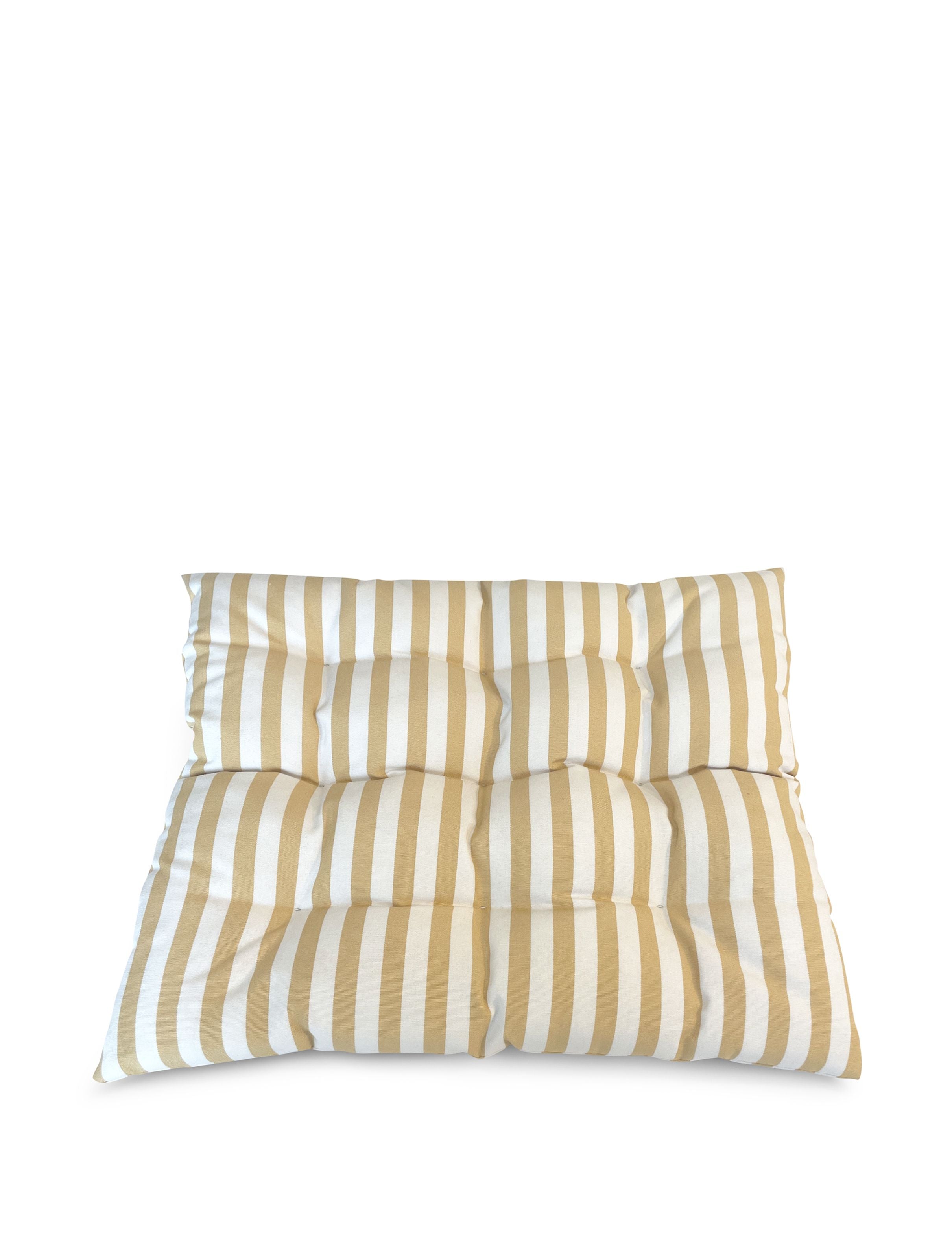 Skagerak Barriere Cushion 43x43 cm, gouden gele streep