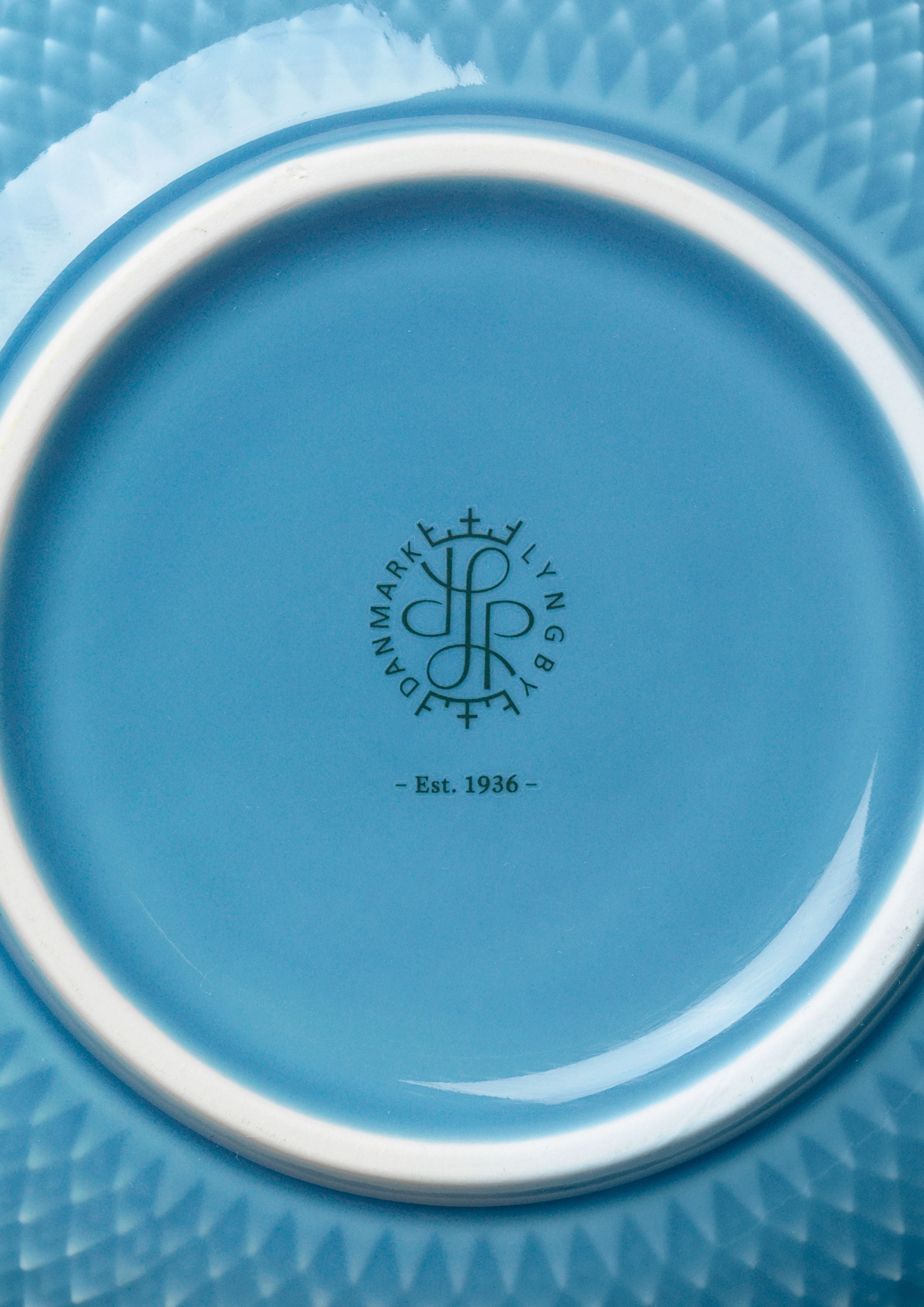 LyngbyPorcelænRhombe颜色碗Ø15.5厘米，蓝色