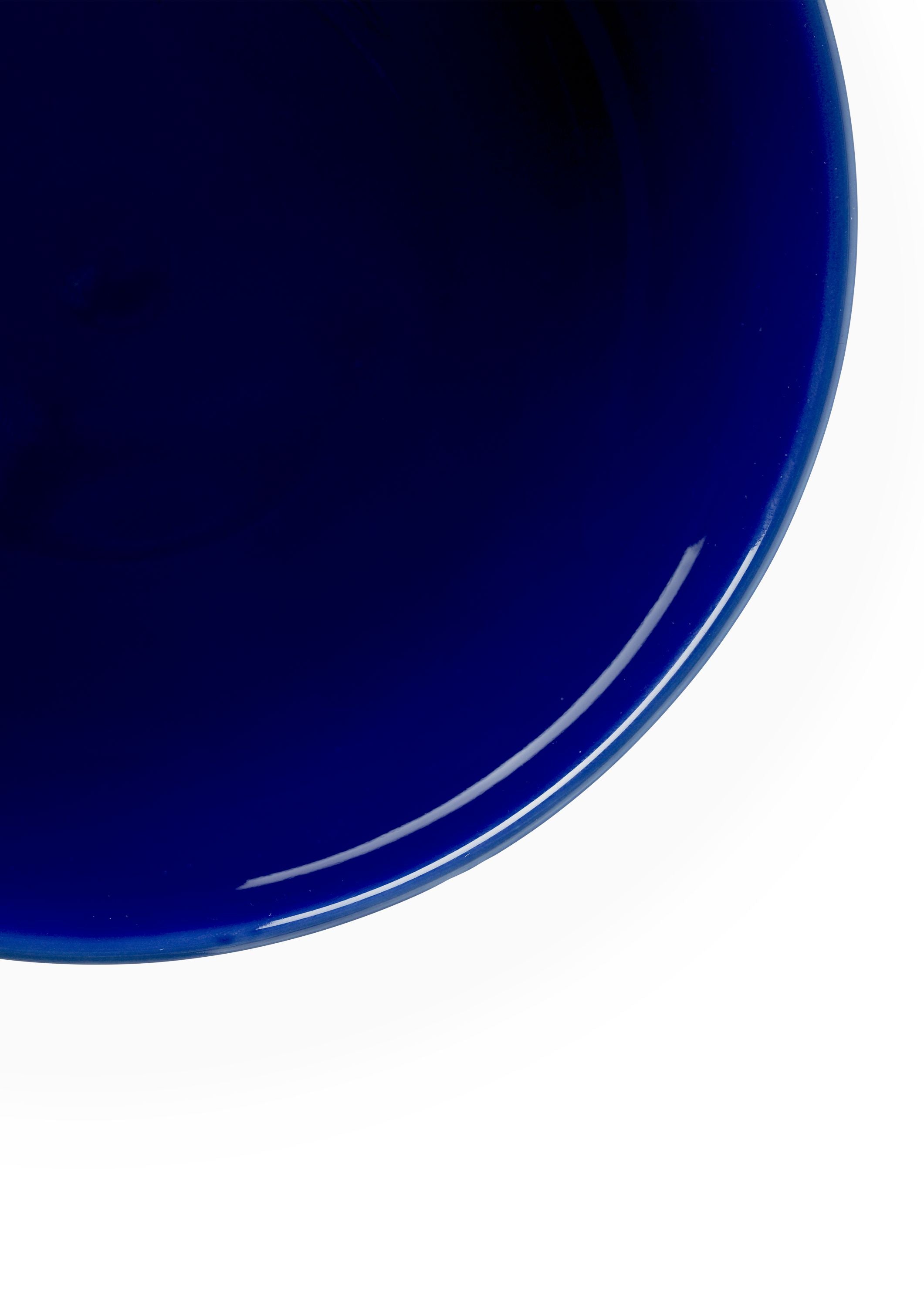 Lyngby Porcelæn Rhombe Farbschale Ø15.5 cm, dunkelblau