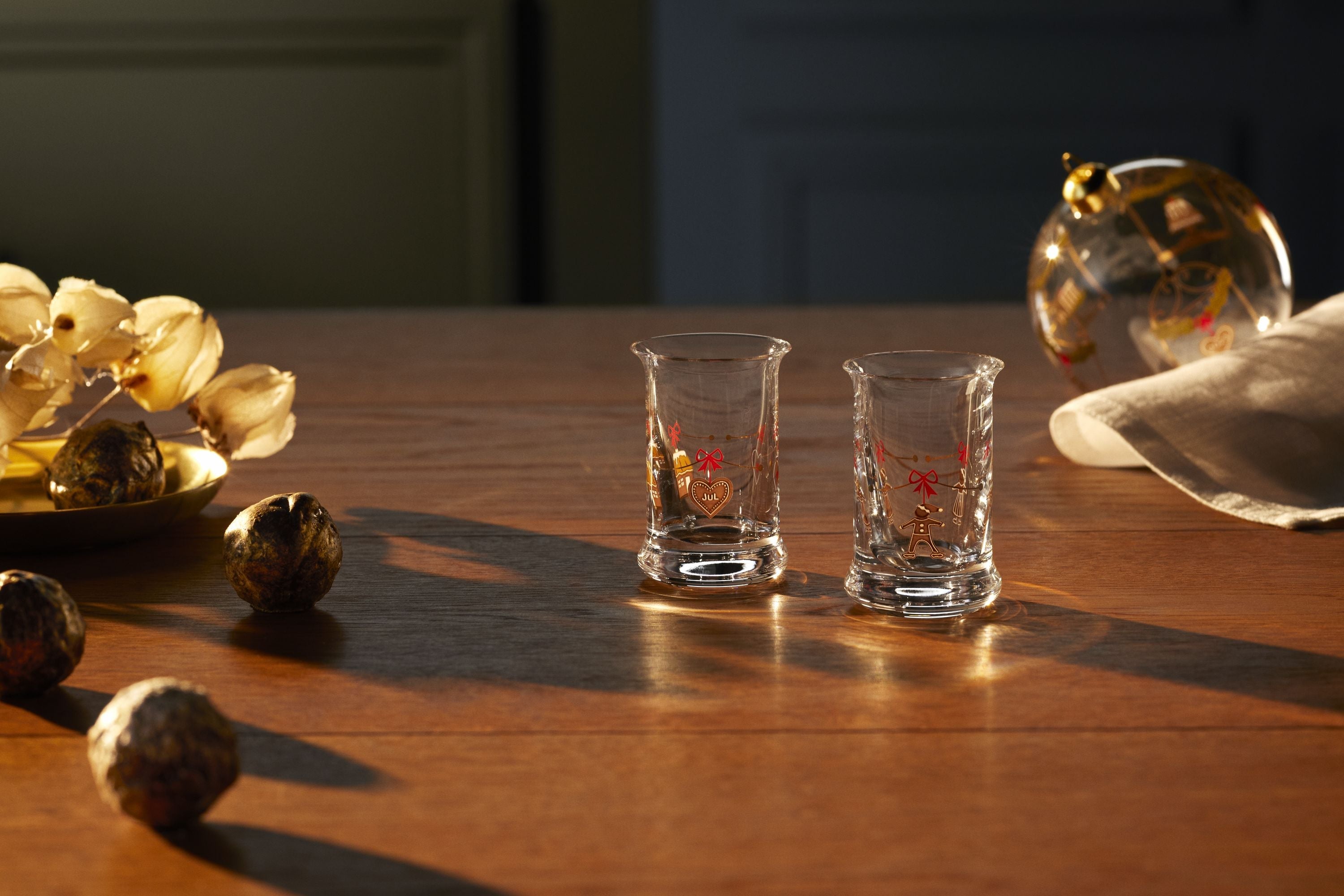 Holmegaard Christmas Christmas Dram Glass 2023 3 Cl 2 Pcs.