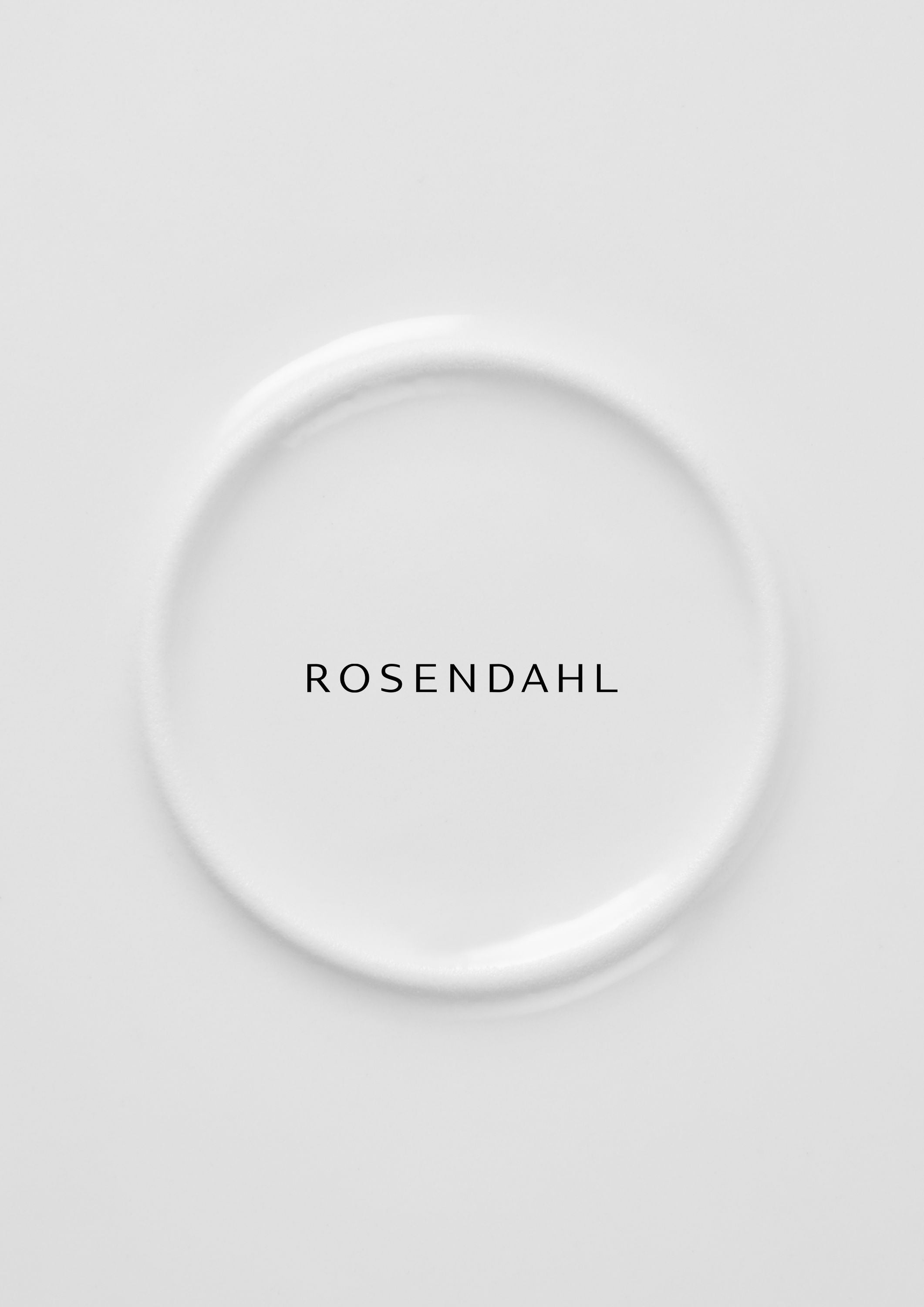 Rosendahl GC Essentials Dîner Pate Ø25 cm blanc 4 pcs.