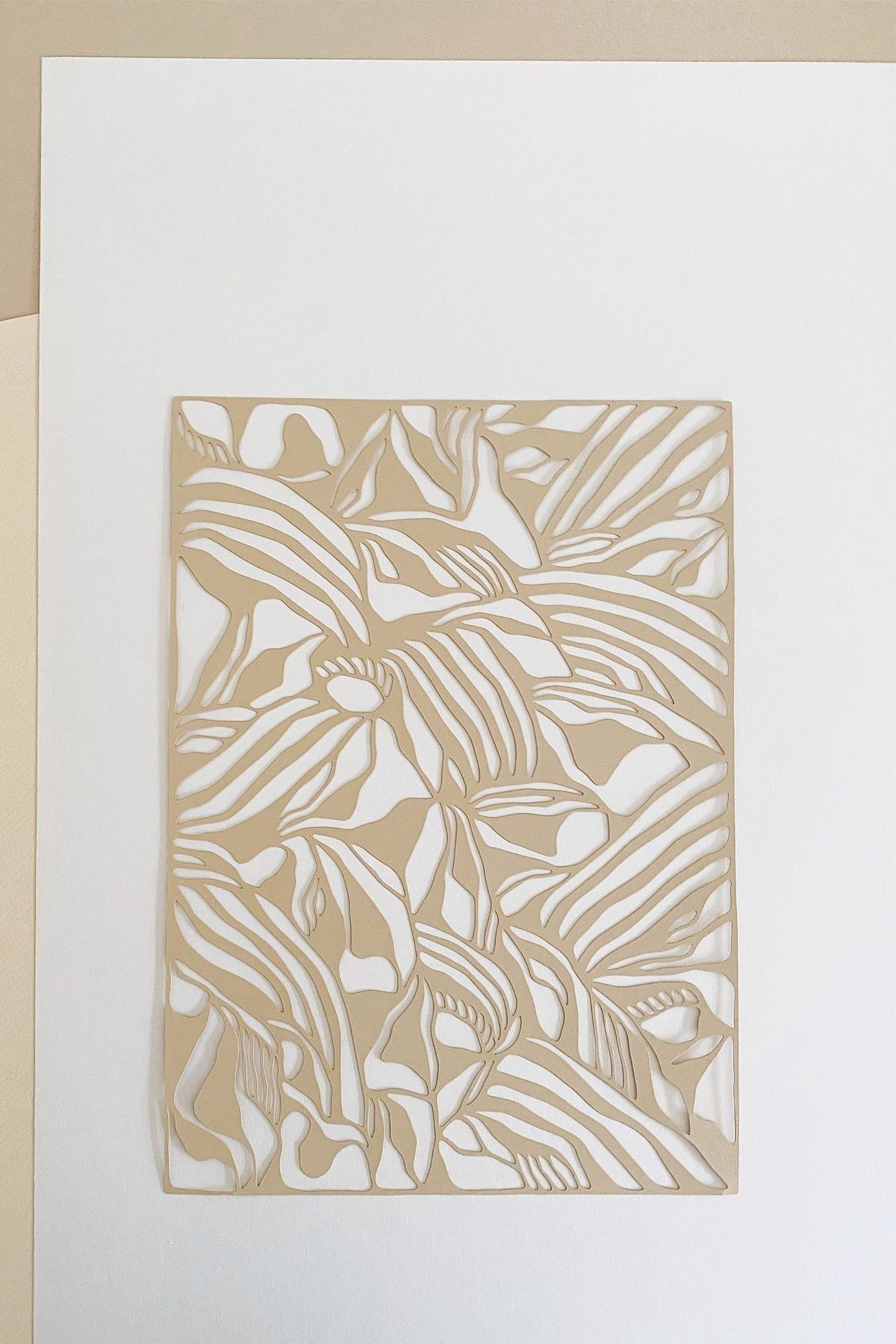 Studio About Papercut A4 Organic Rectangle, Sand