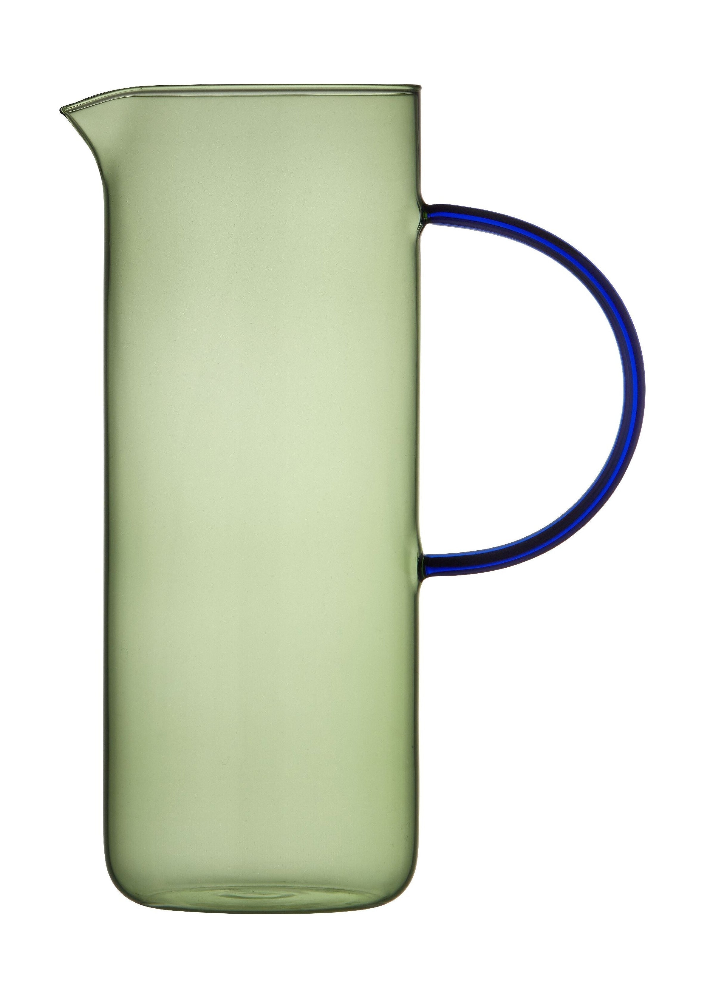 Lyngby Glas Puche en verre Torino 1,1 L, vert / bleu