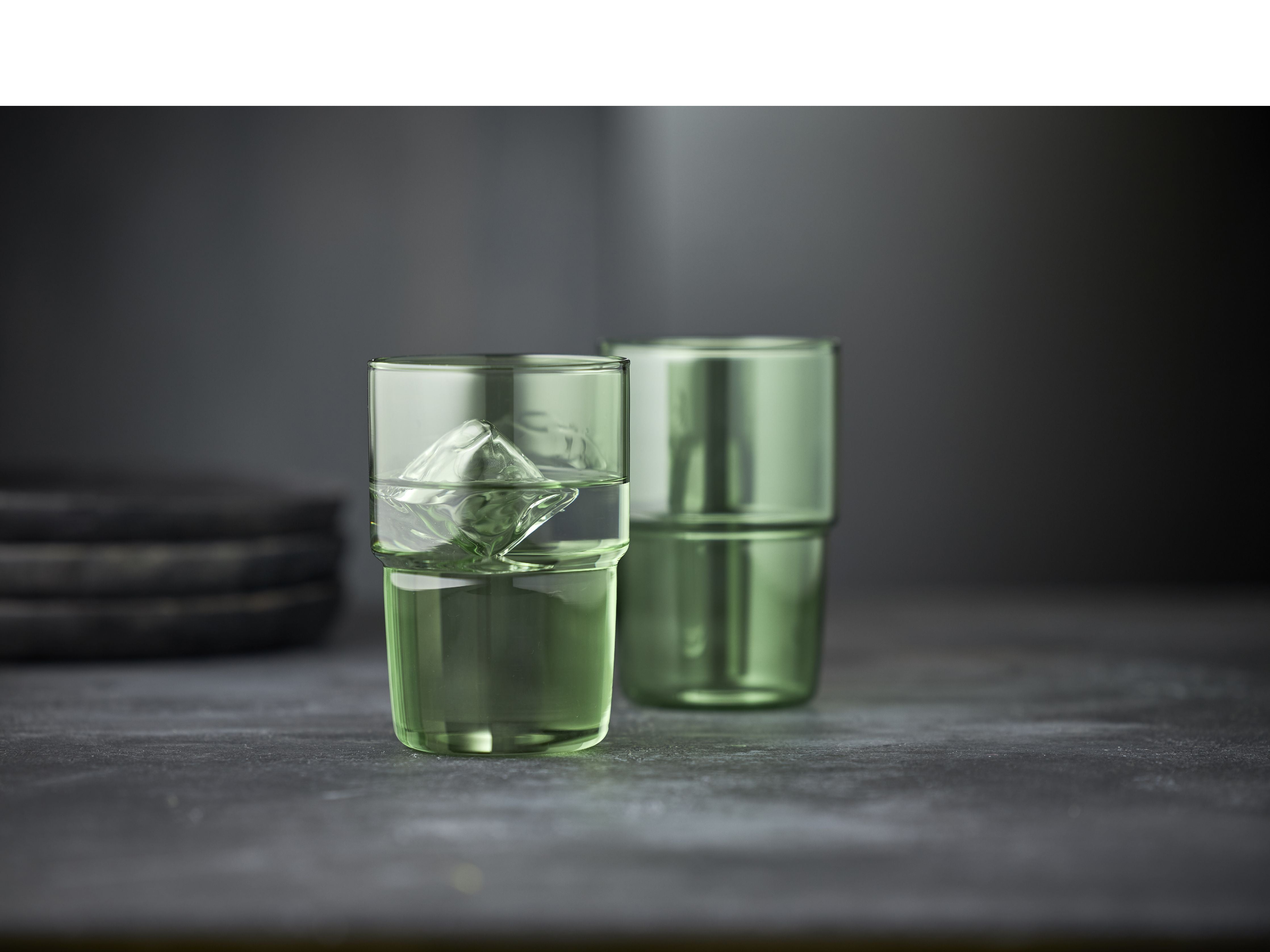 Lyngby Glas Torino Drinking Glass 40 Cl 2 st, grönt