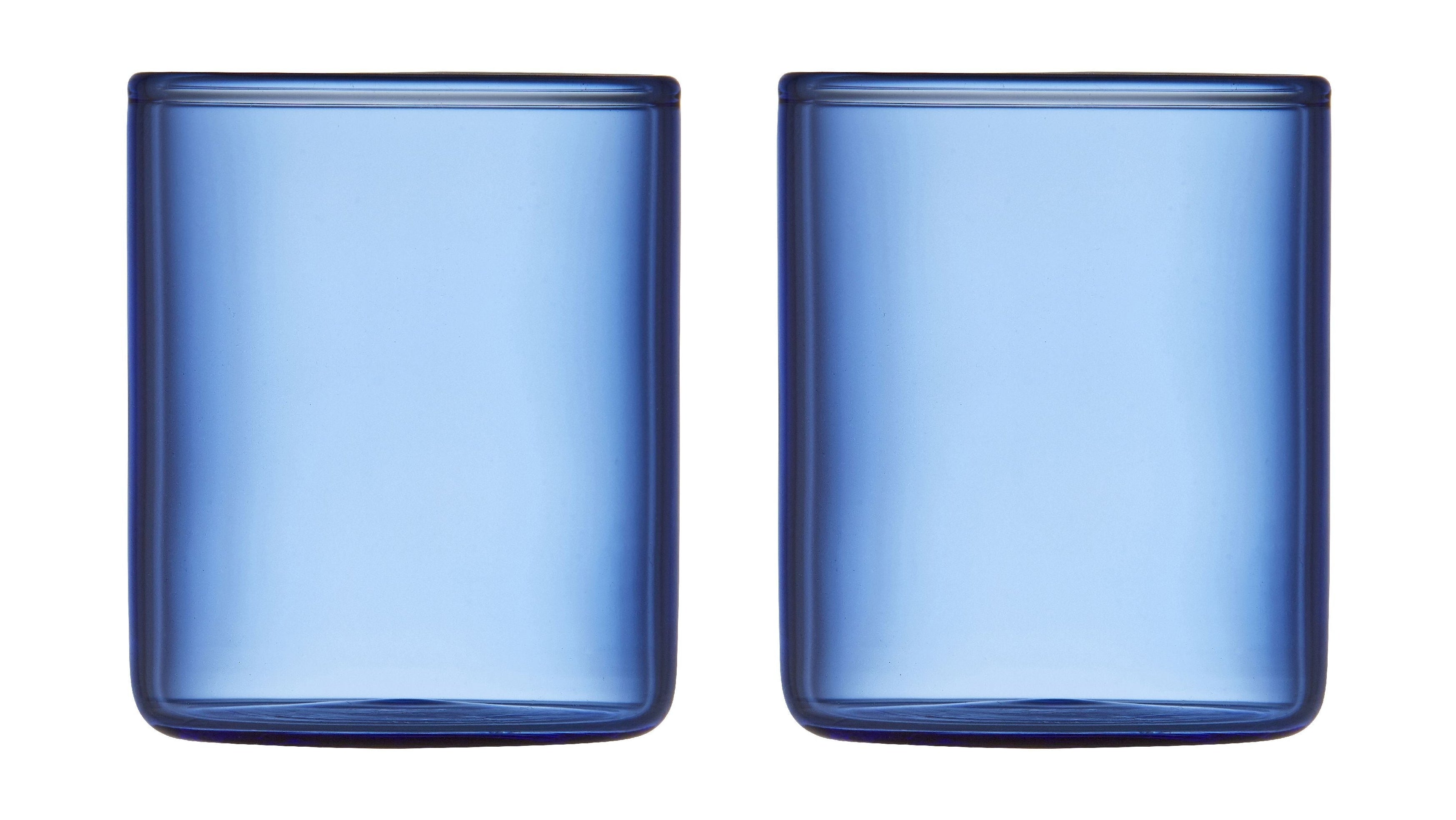 Lyngby Glas Torino Shot Glass 6 Cl 2 PC，蓝色