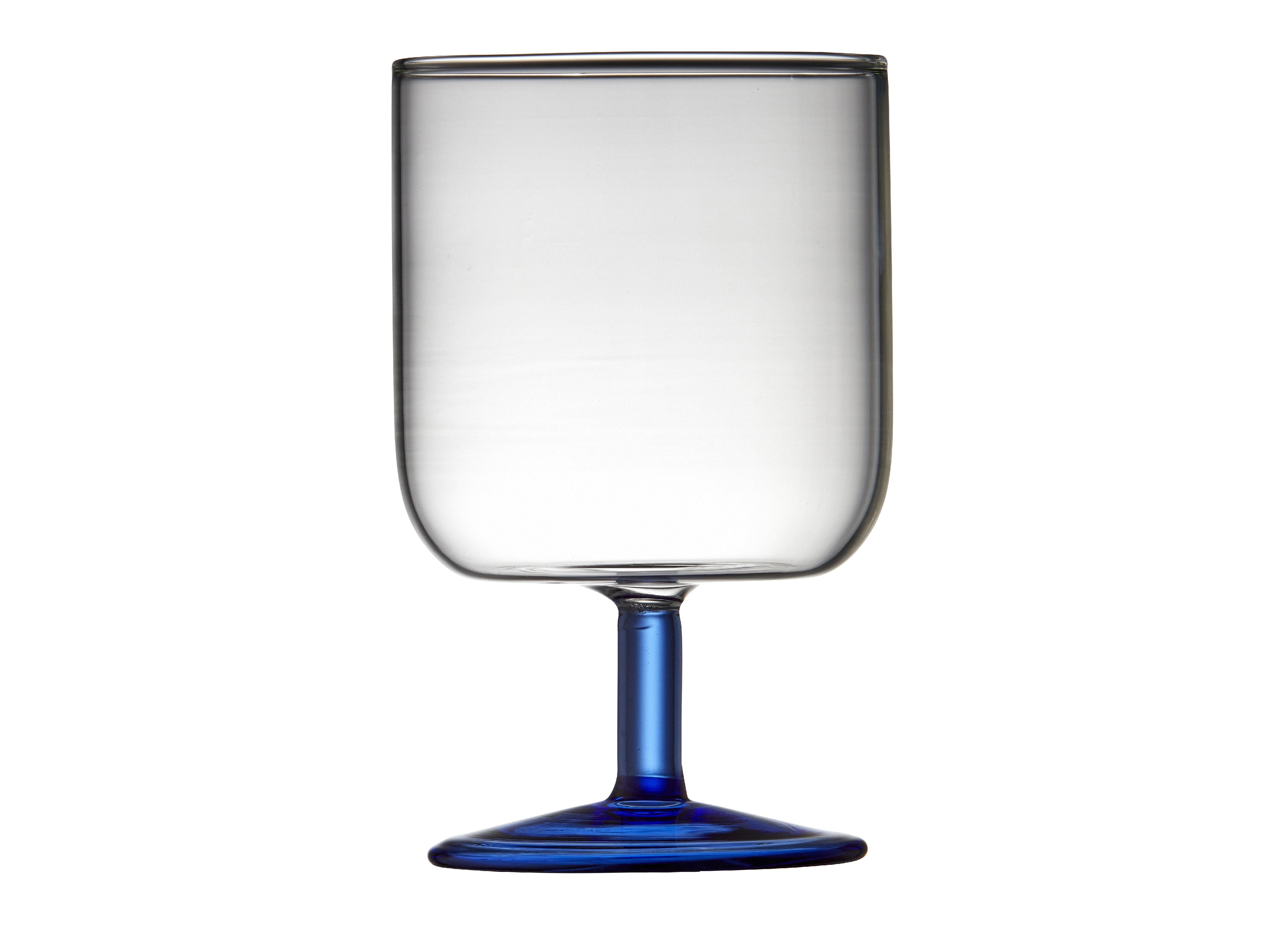 Lyngby Glas Torino Weinglas 30 Cl 2 PCs, klar/blau
