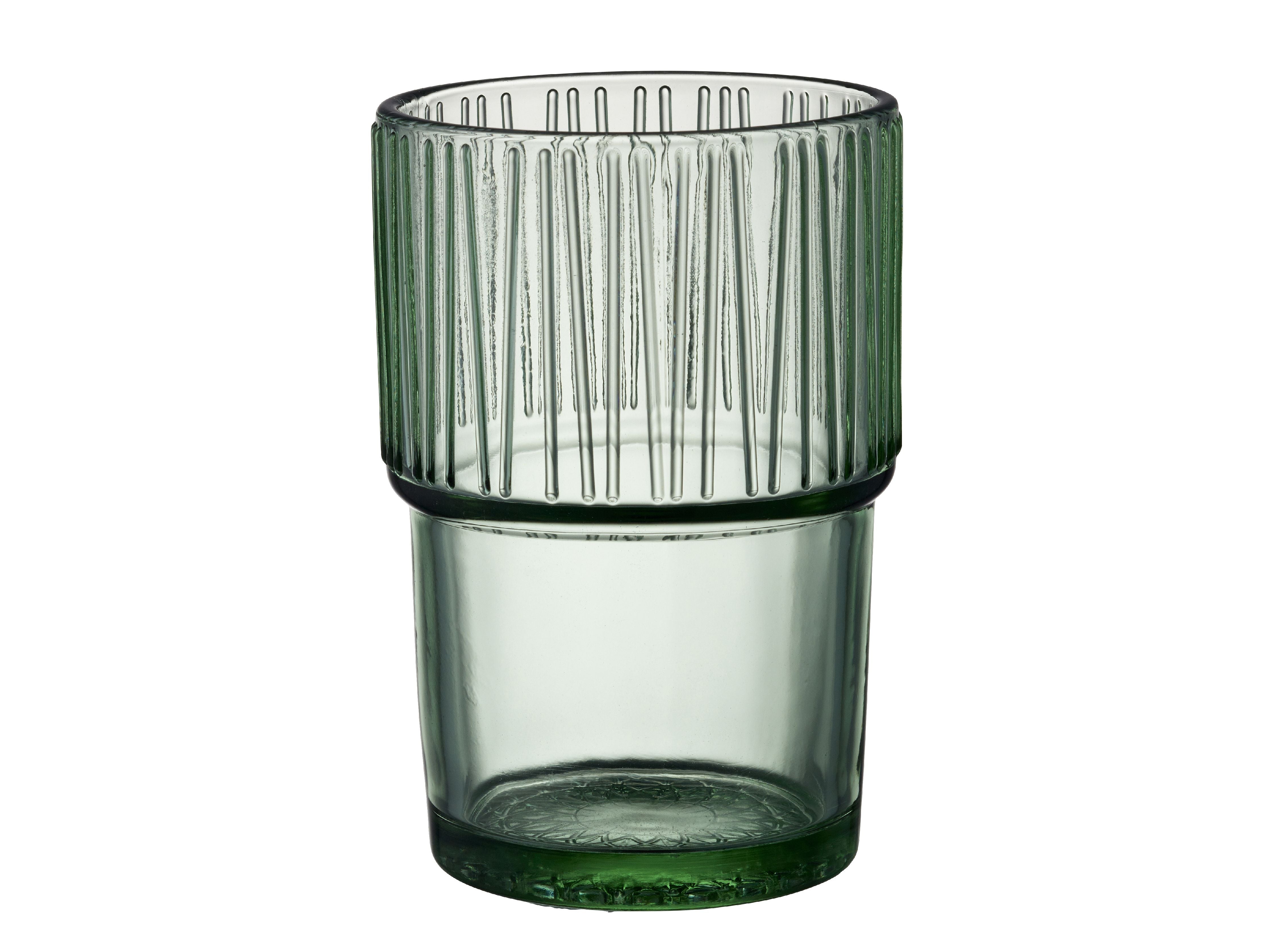 Bitz Kusintha Café Glass 12,5 cm 38 Cl 4 kpl, vihreä