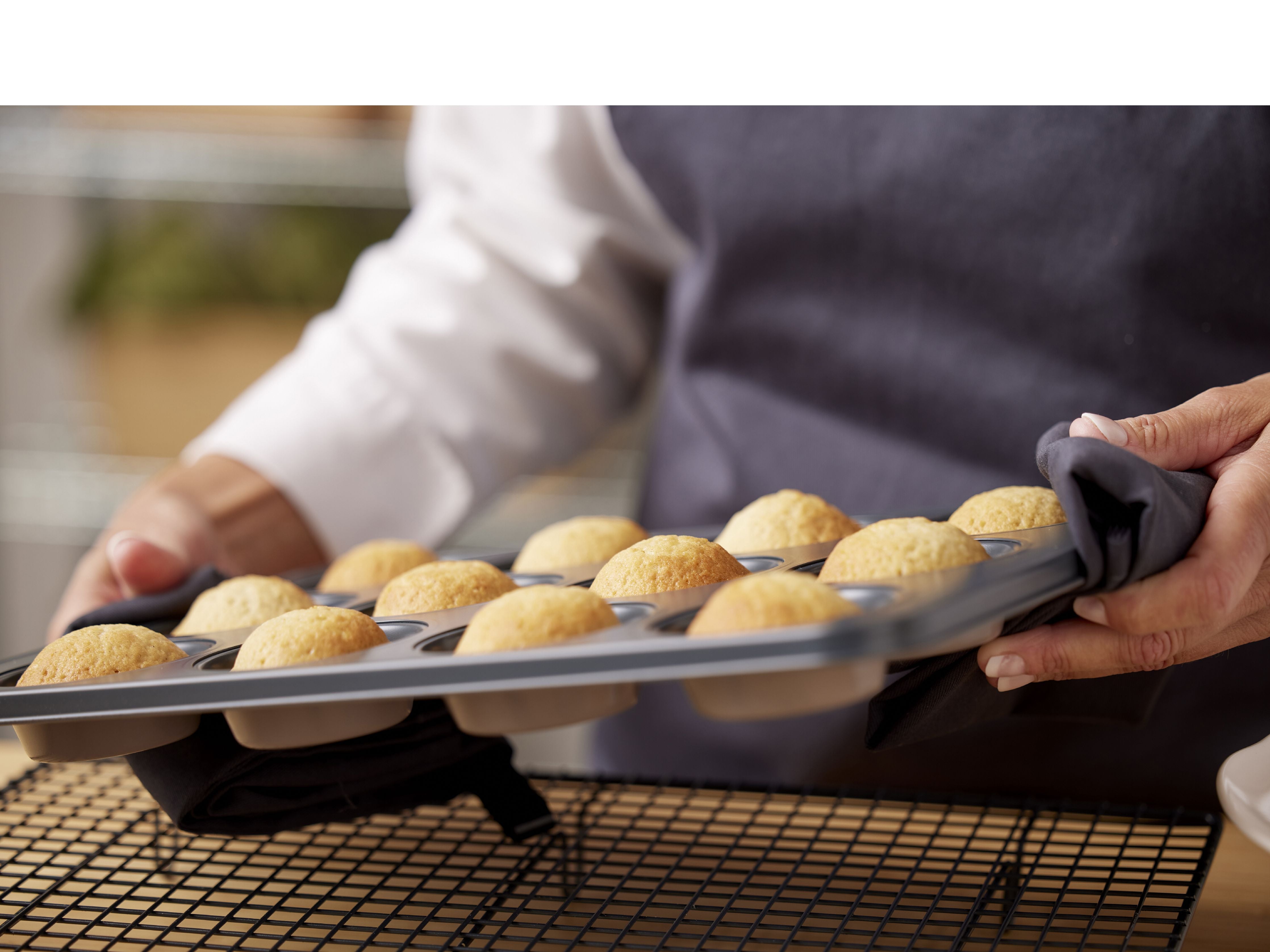Padella muffin Blomsterbergs per 12 pezzi, blu