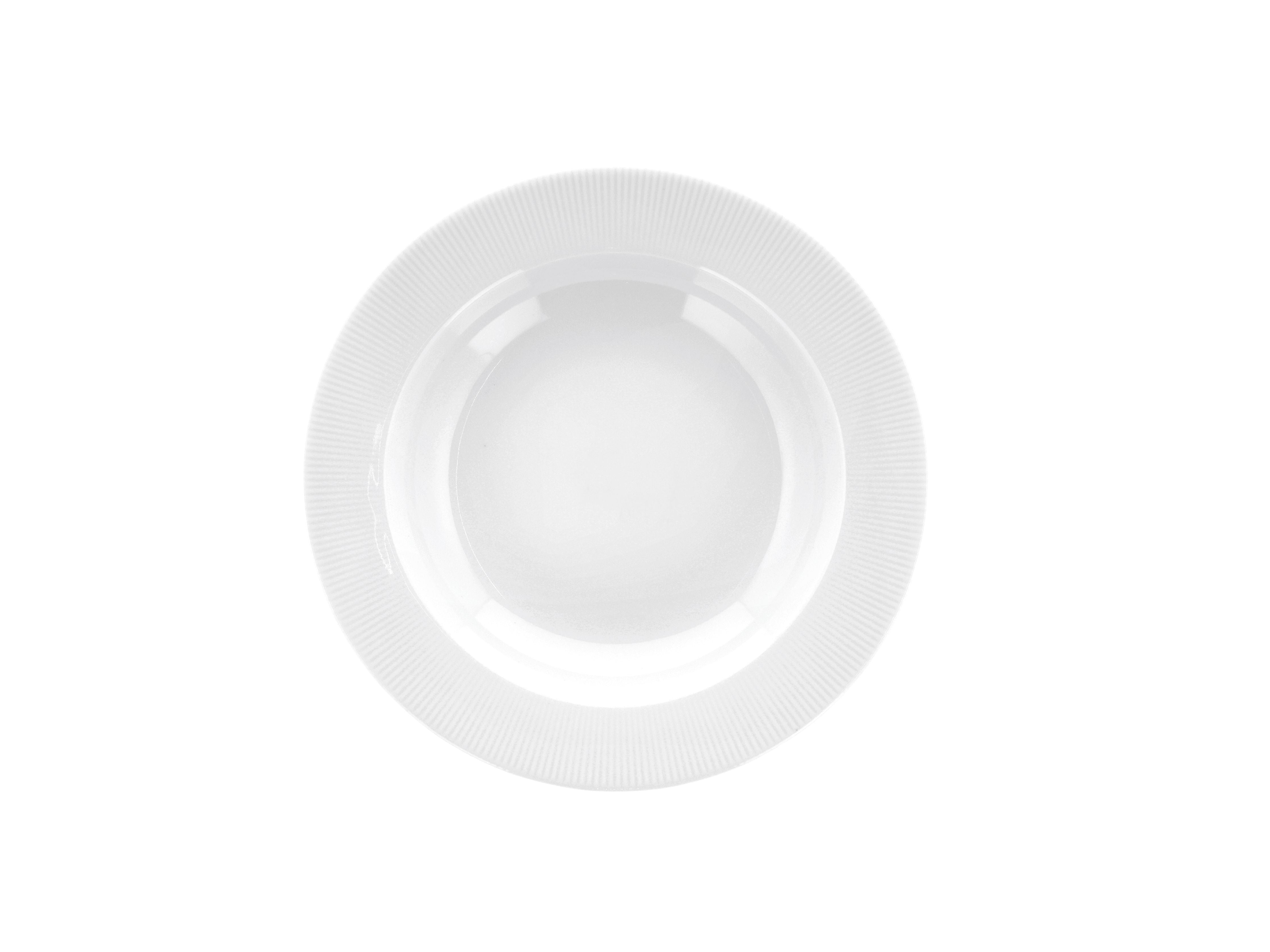 Pillivuyt Plaque profonde de l'événement avec jante Ø22 cm, blanc