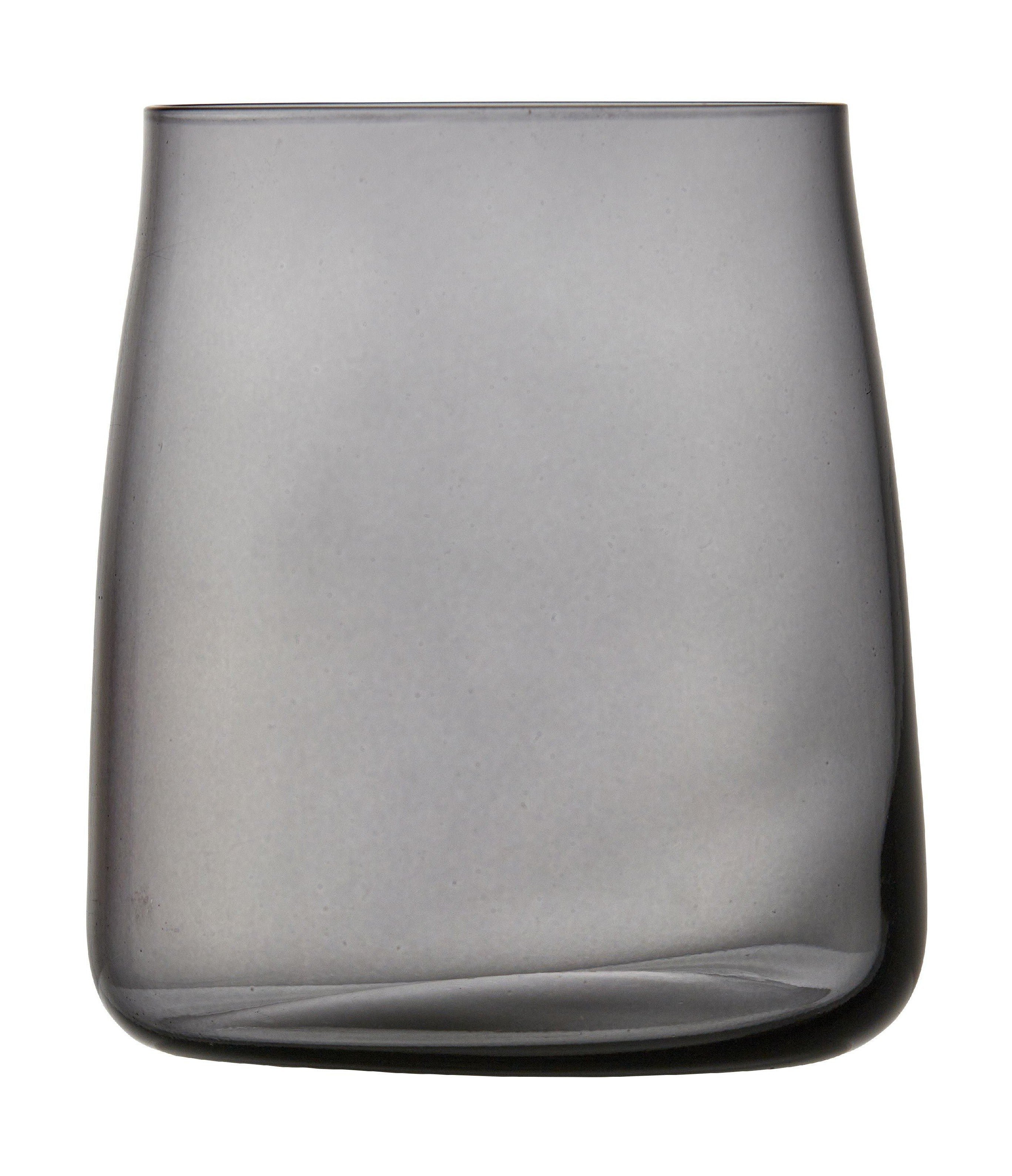 Lyngby glas krystal zero vetro d'acqua 42 cl 4 pezzi, fumo