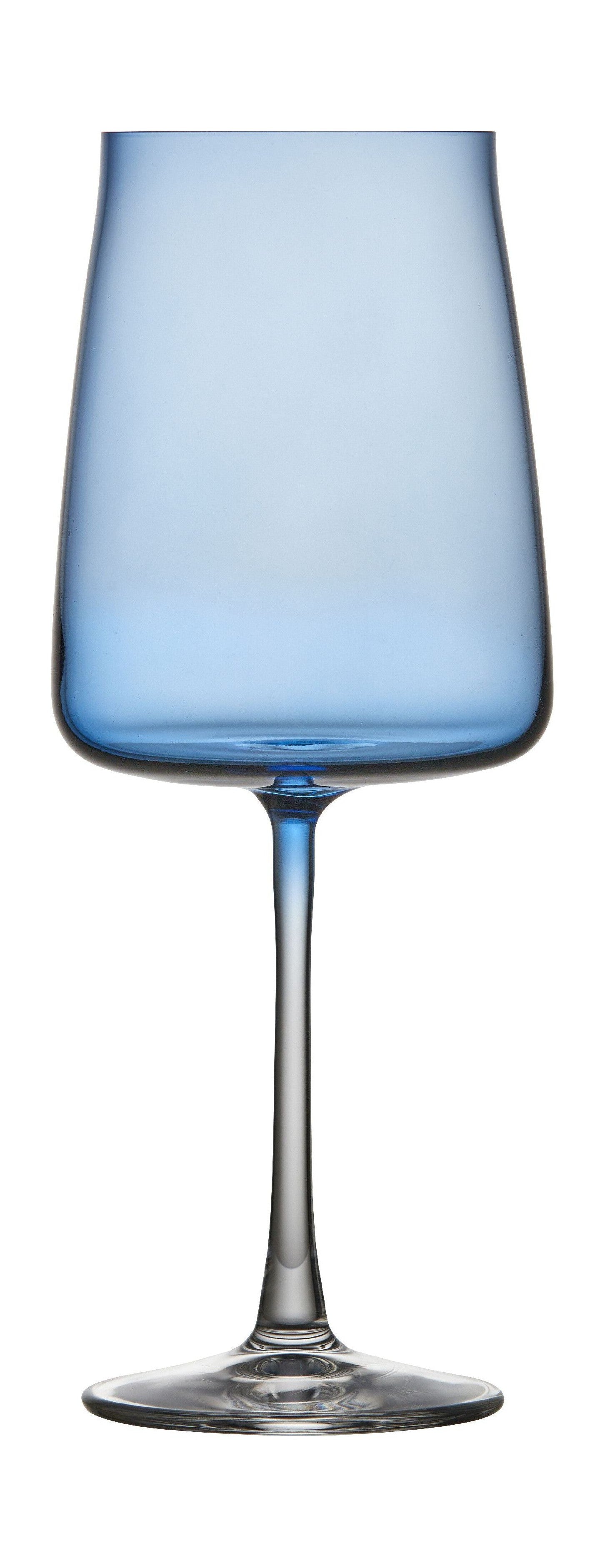 Lyngby glas krystal zero rosso vino vetro 54 cl 4 pezzi, blu