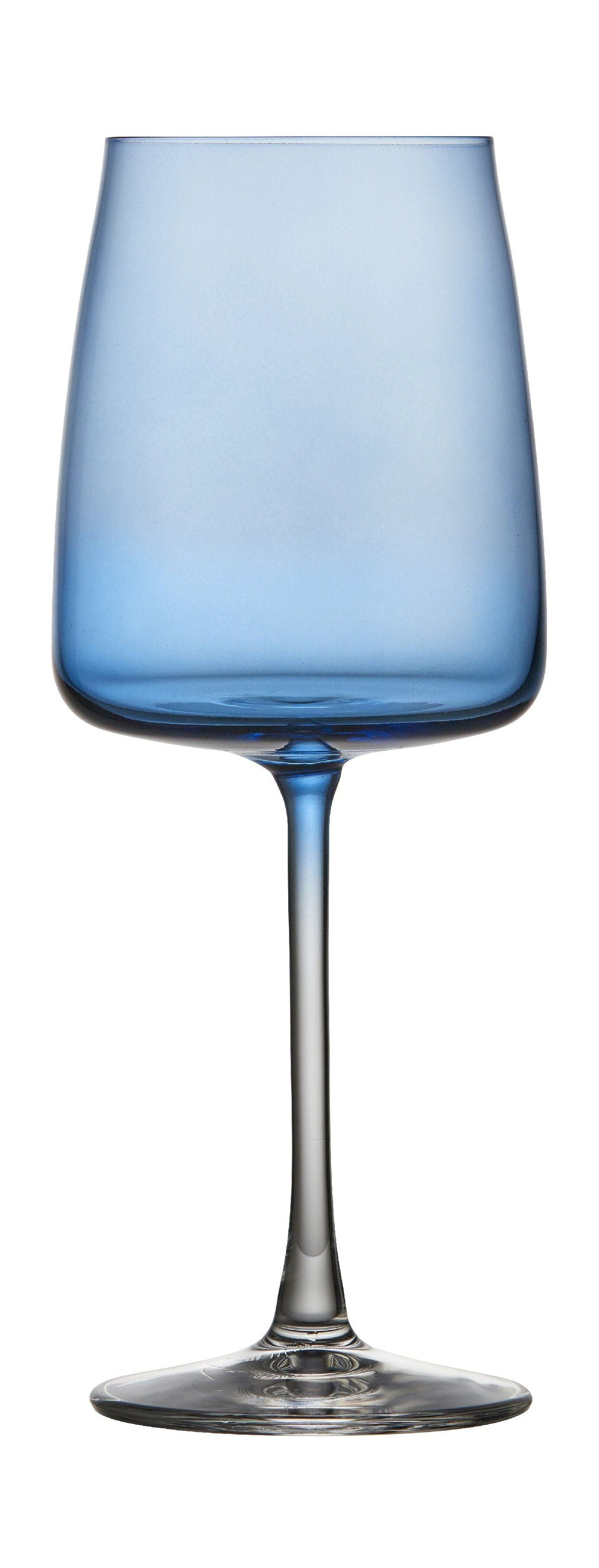 Lyngby Glas Krystal Zero Weißweinglas 43 Cl 4 Stück, Blau