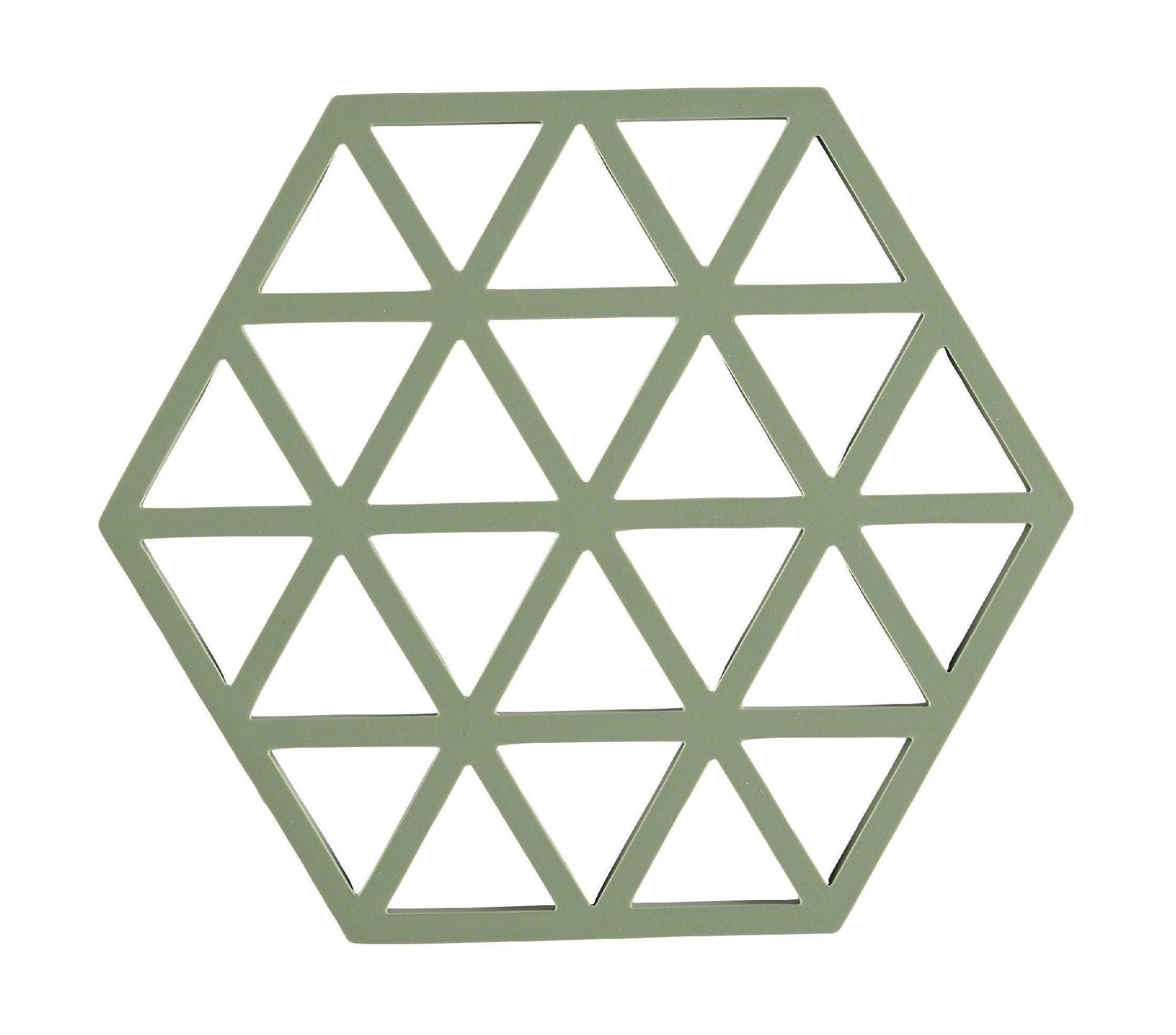 Zone Denmark Triangles Trivet 16 x 14 x 0,9 cm, rosmarin