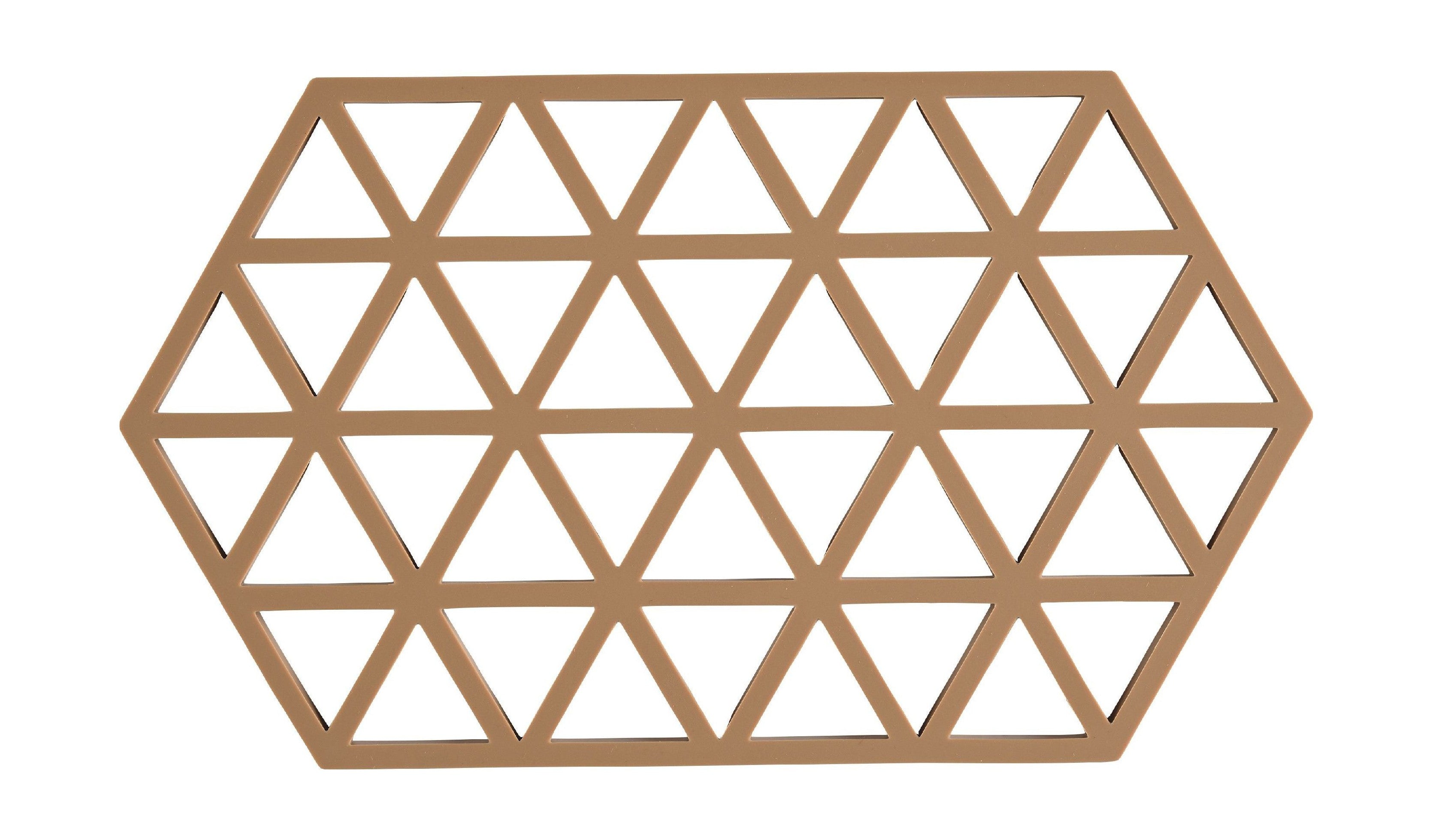 区域丹麦三角形三角形24 x 14 x 0,9厘米，浅色陶土