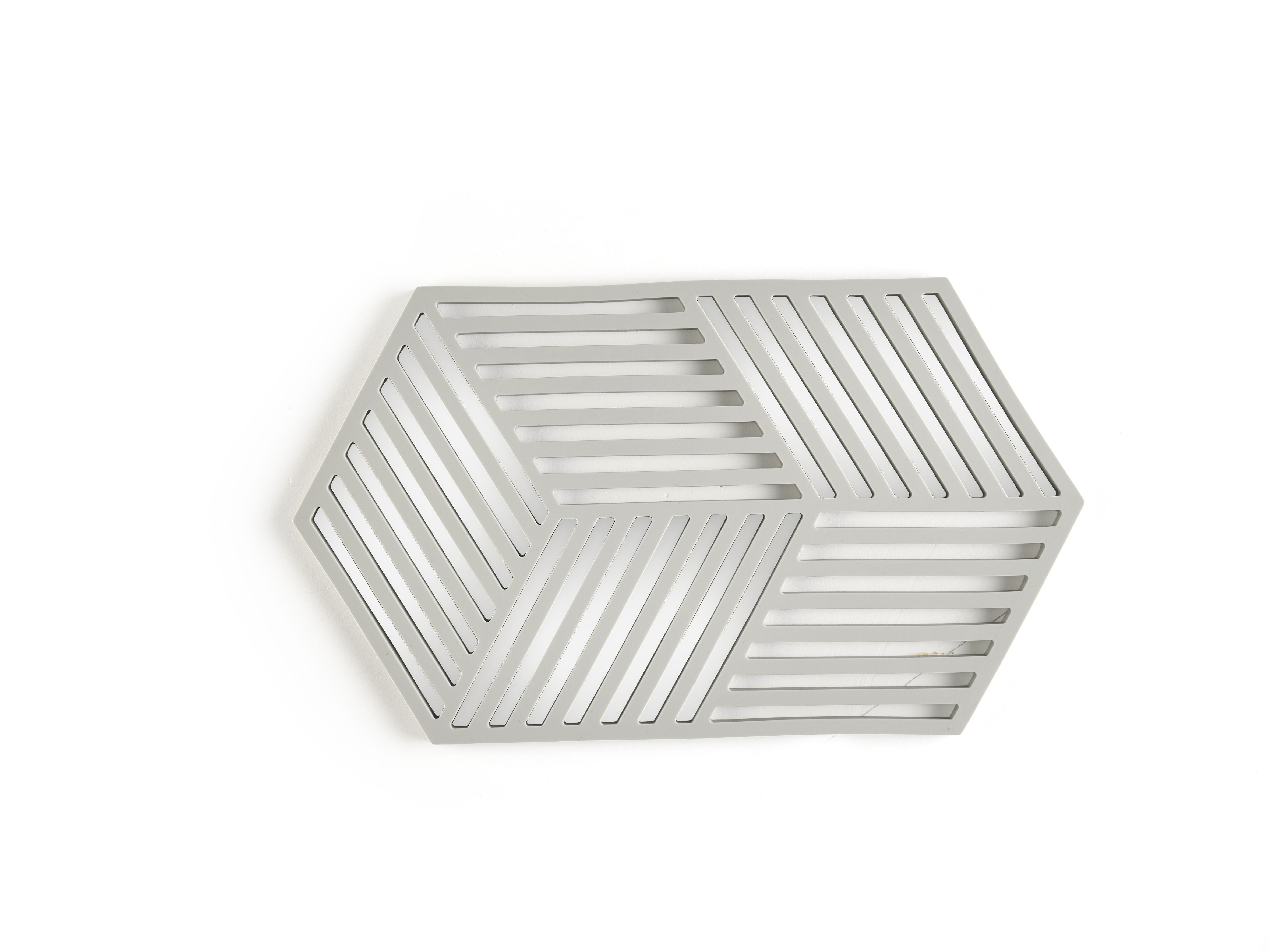 Zone Danmark Hexagon Trivet 24 x 14 x 0,9 cm, varm grå
