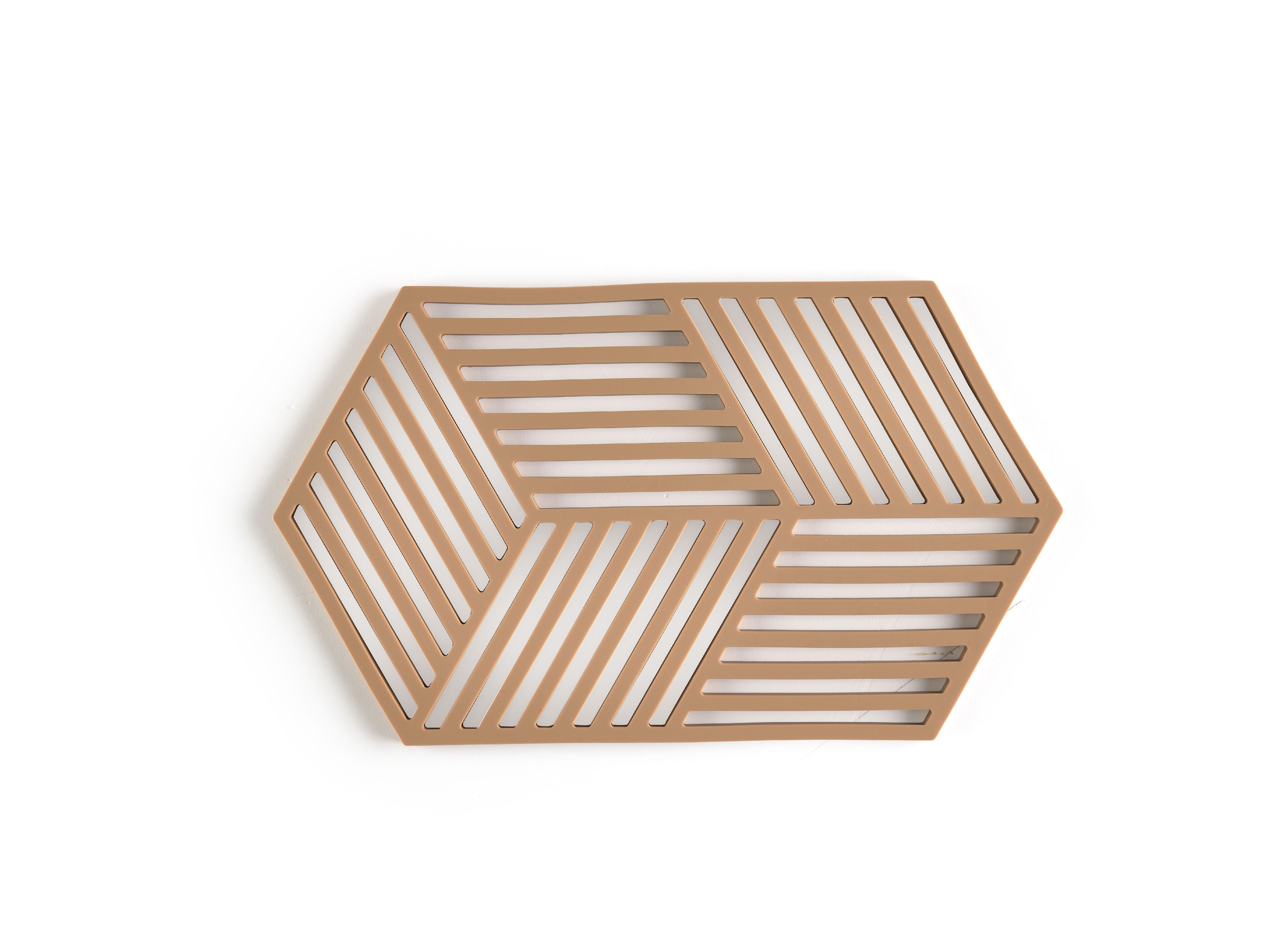 Zone Denmark Hexagon Trivet 24 x 14 x 0,9 cm, kevyt terrakotta