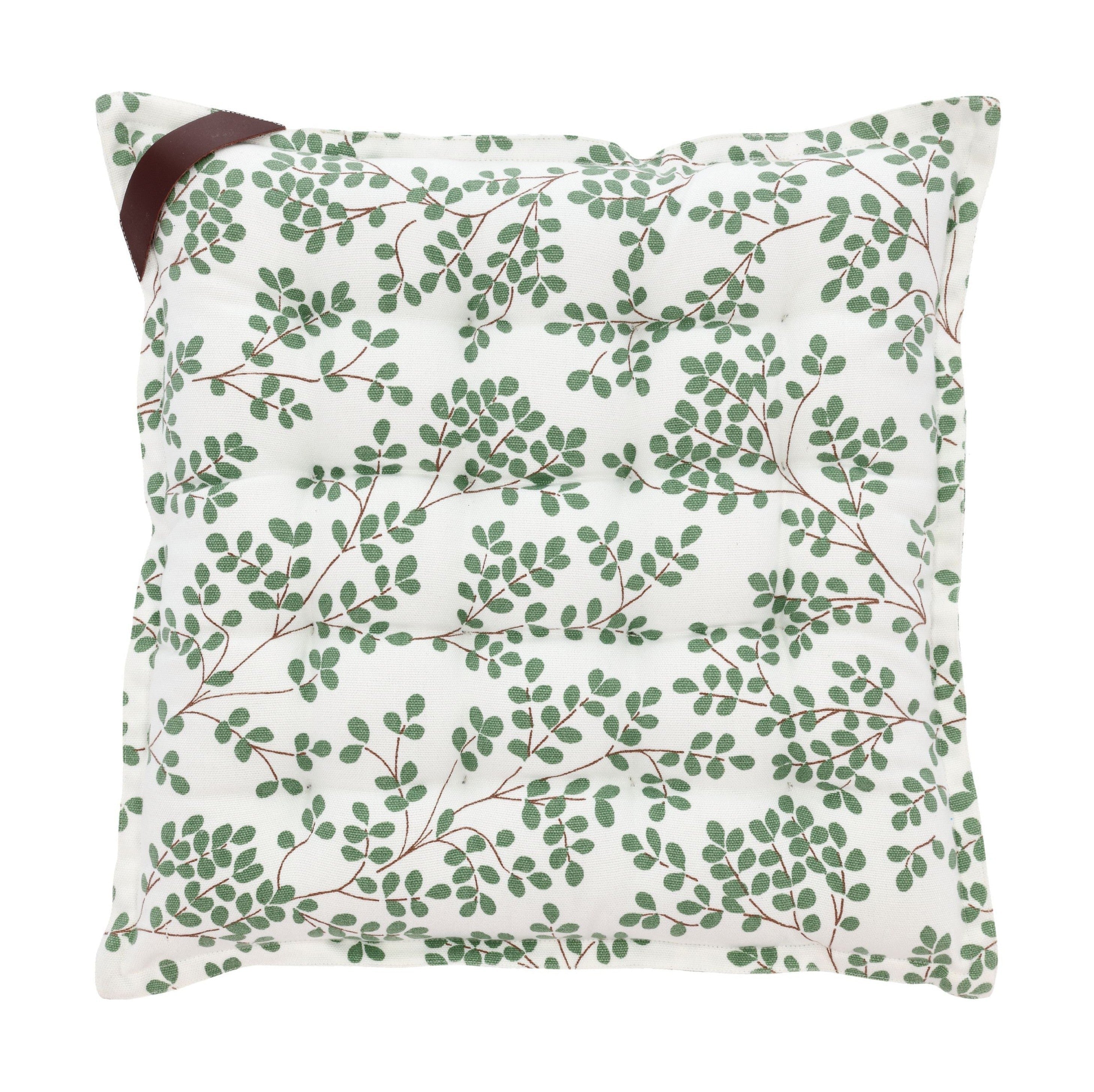 Södahl Mimosa Seat Cushion 40 x 40 cm, vert haie